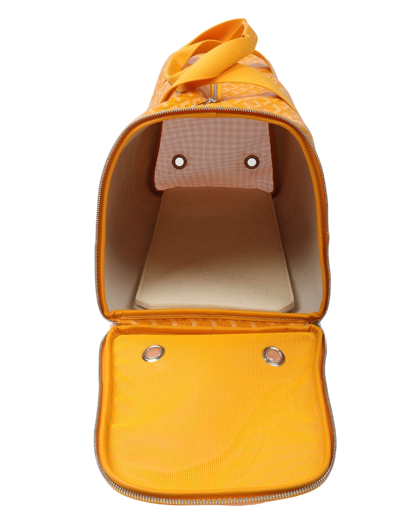 Goyardine Canvas Voltiguer Pet Carrier