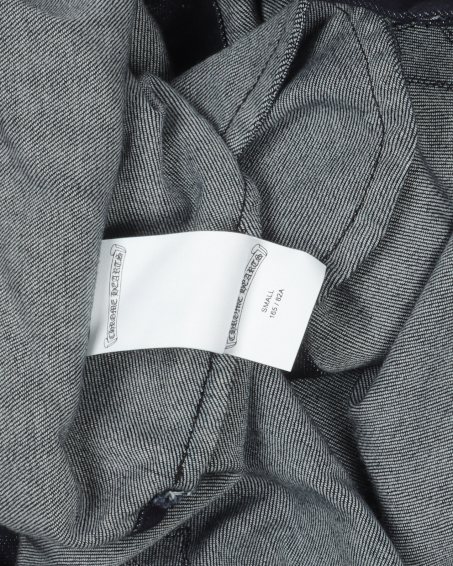 Oversized Denim Cross Patch Shirt