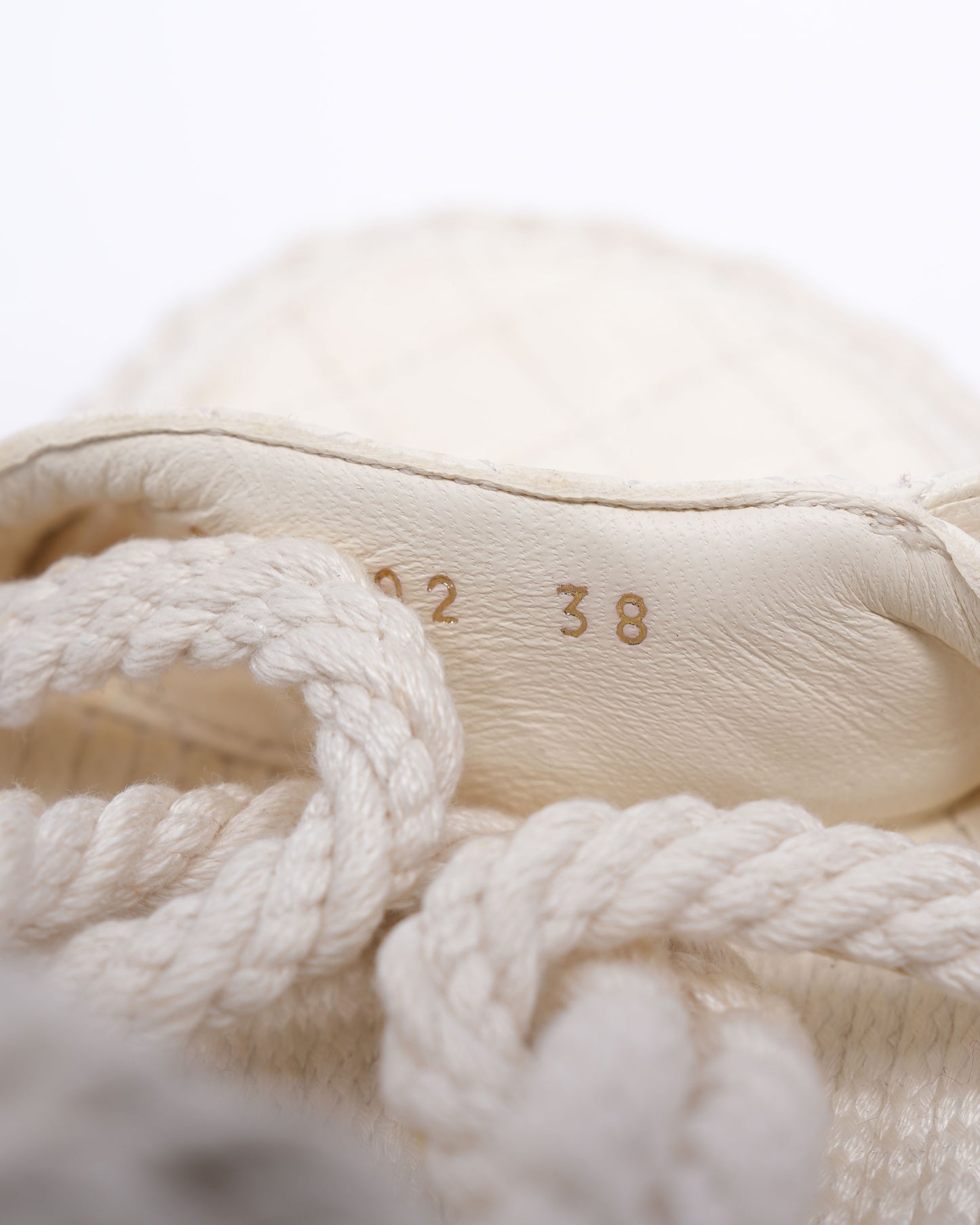 Rope, Lambskin and Cork Sandals