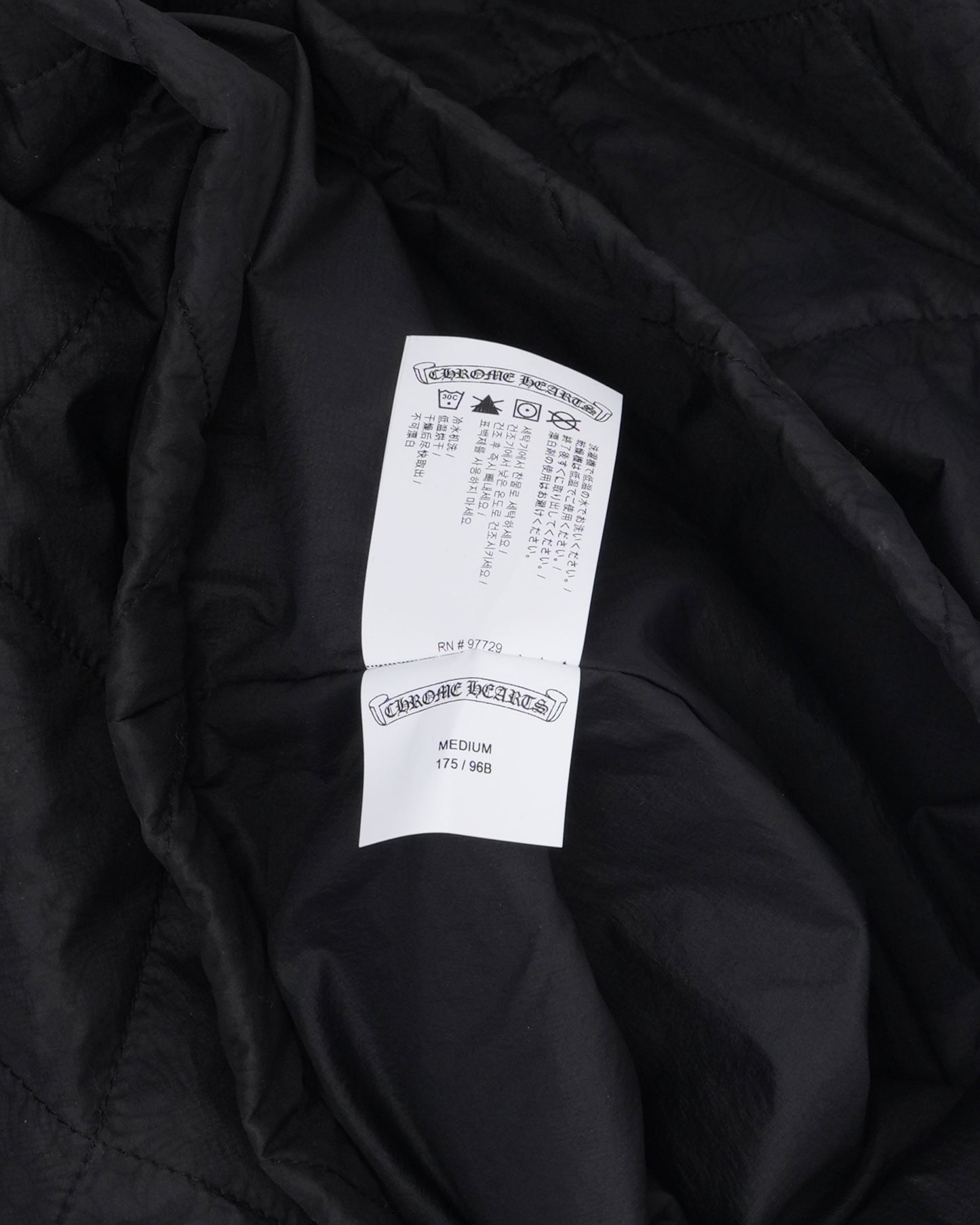CH Embroidered Monogram Quilted Shirt Jacket