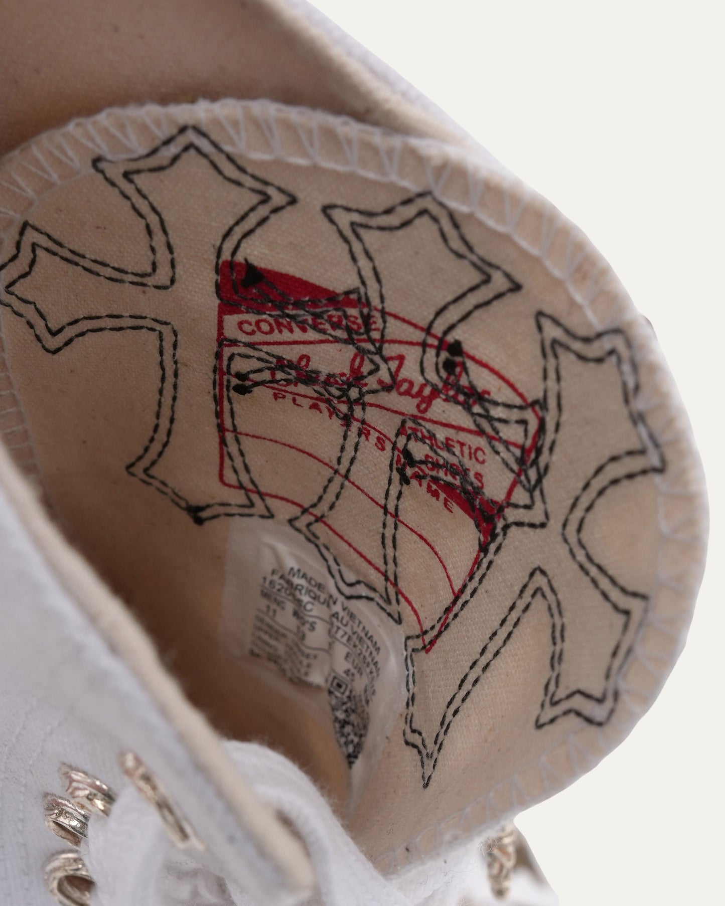 Cross Patch Converse Chuck Taylor Sneakers