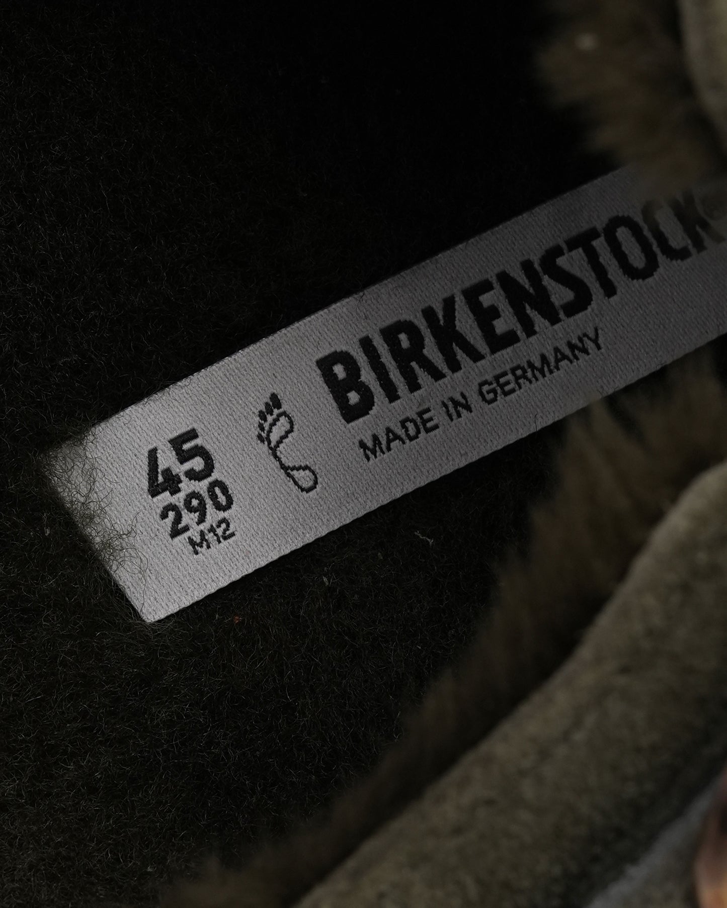 Dagger Embellished Shearling Lined Birkenstock Boston Suede Mule