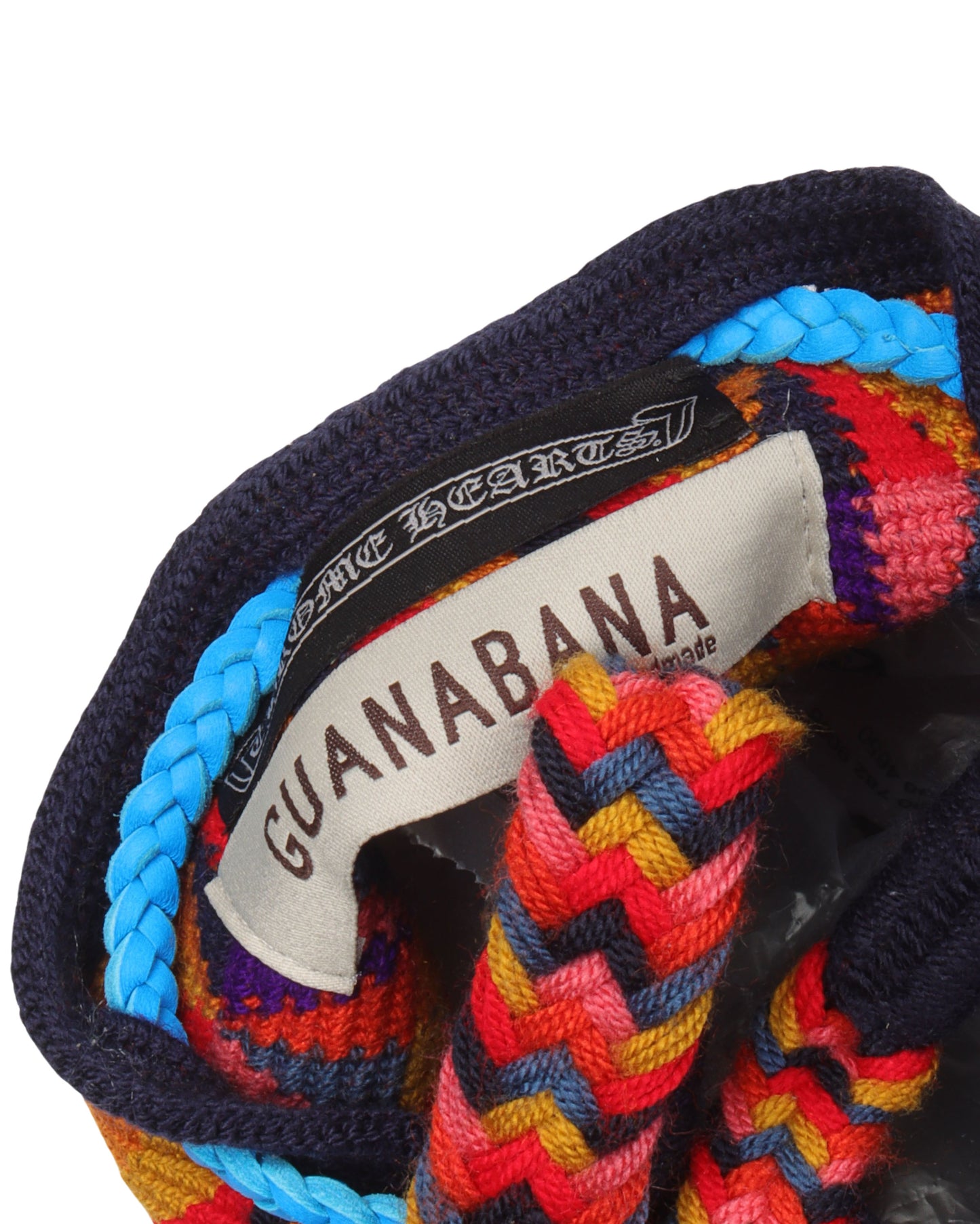 Guanabana Silver Embellished Cross Patch Bag