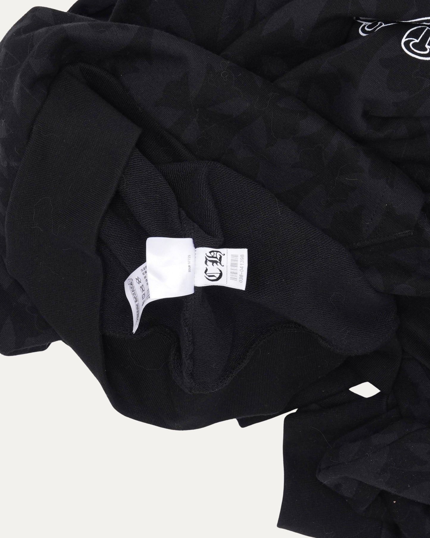 Cemetery Cross Horseshoe Logo Hoodie