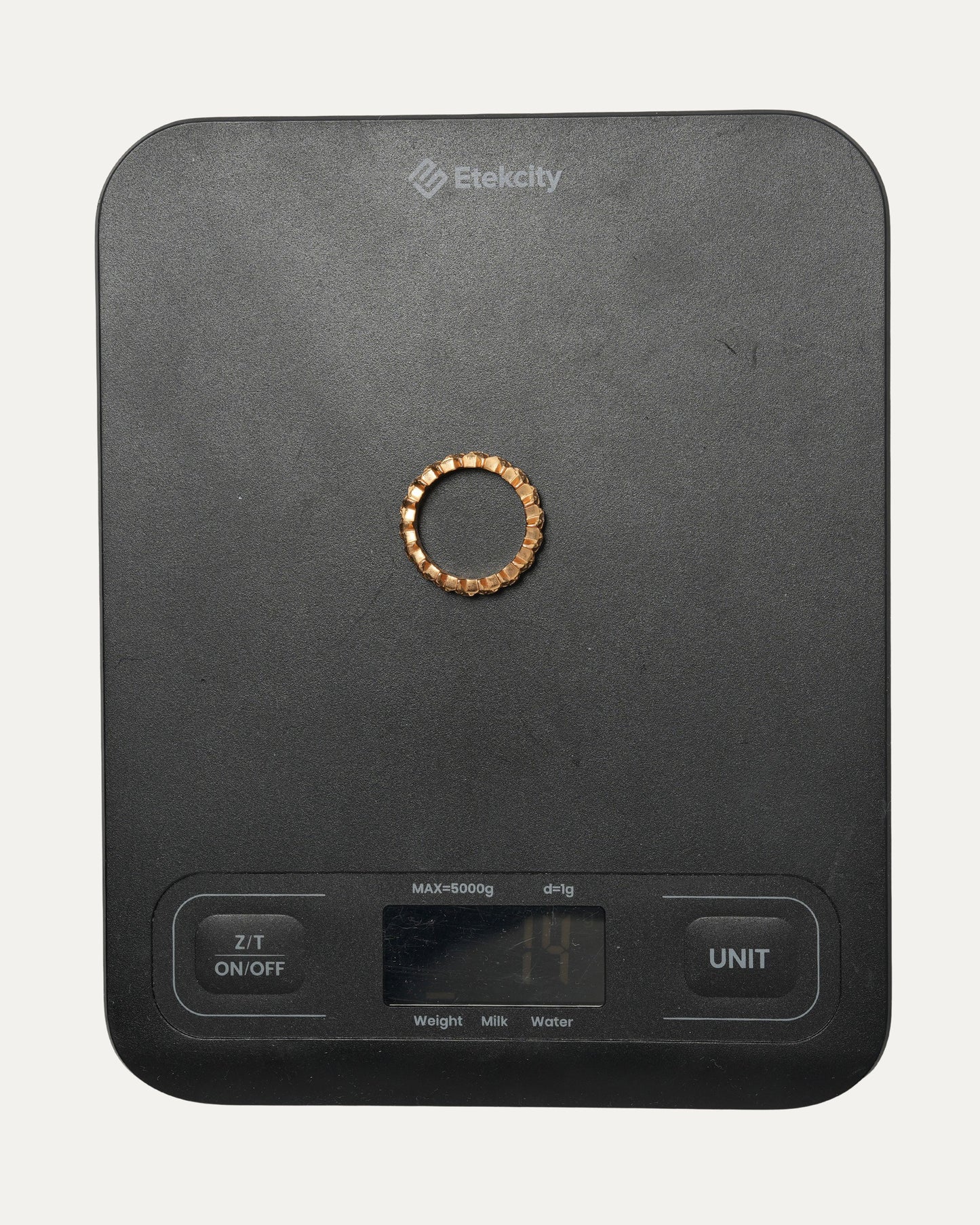 22k Gold and Diamond Star Band Ring