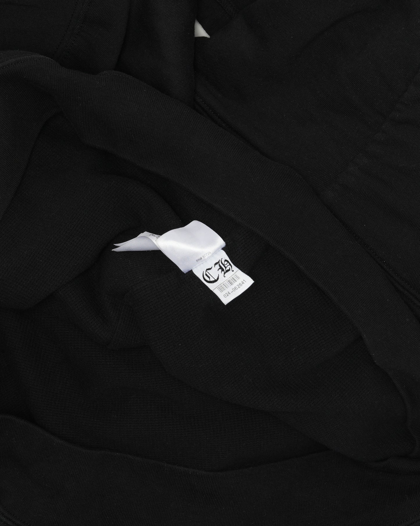 Thermal Lined Vertical Logo Zip Up Hoodie