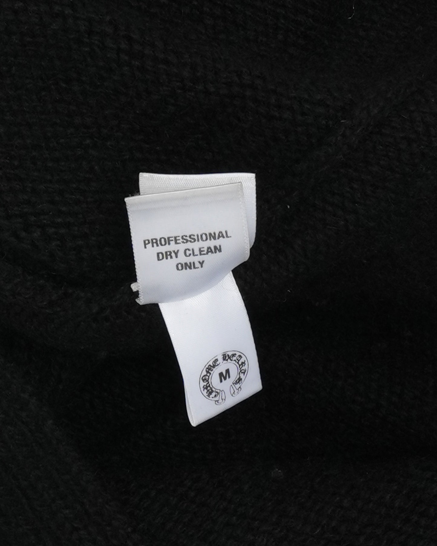 Spine Cross Patch Asymmetric Cardigan Sweater
