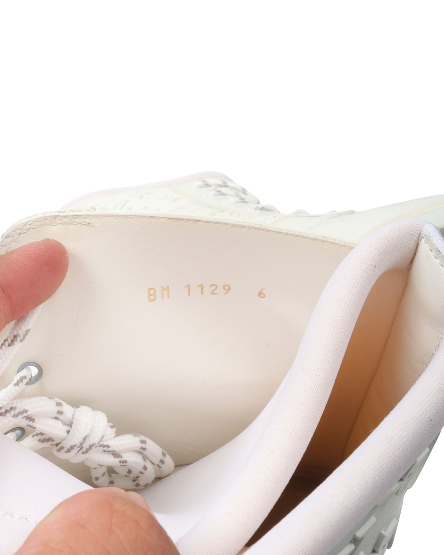 Monogram Leather Combat Boots