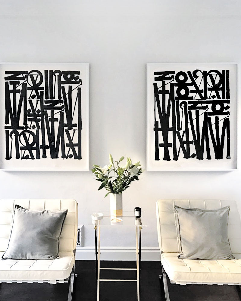 SAY MY NAME, SO YOU CAN SEE ME, 2017 (Diptych)