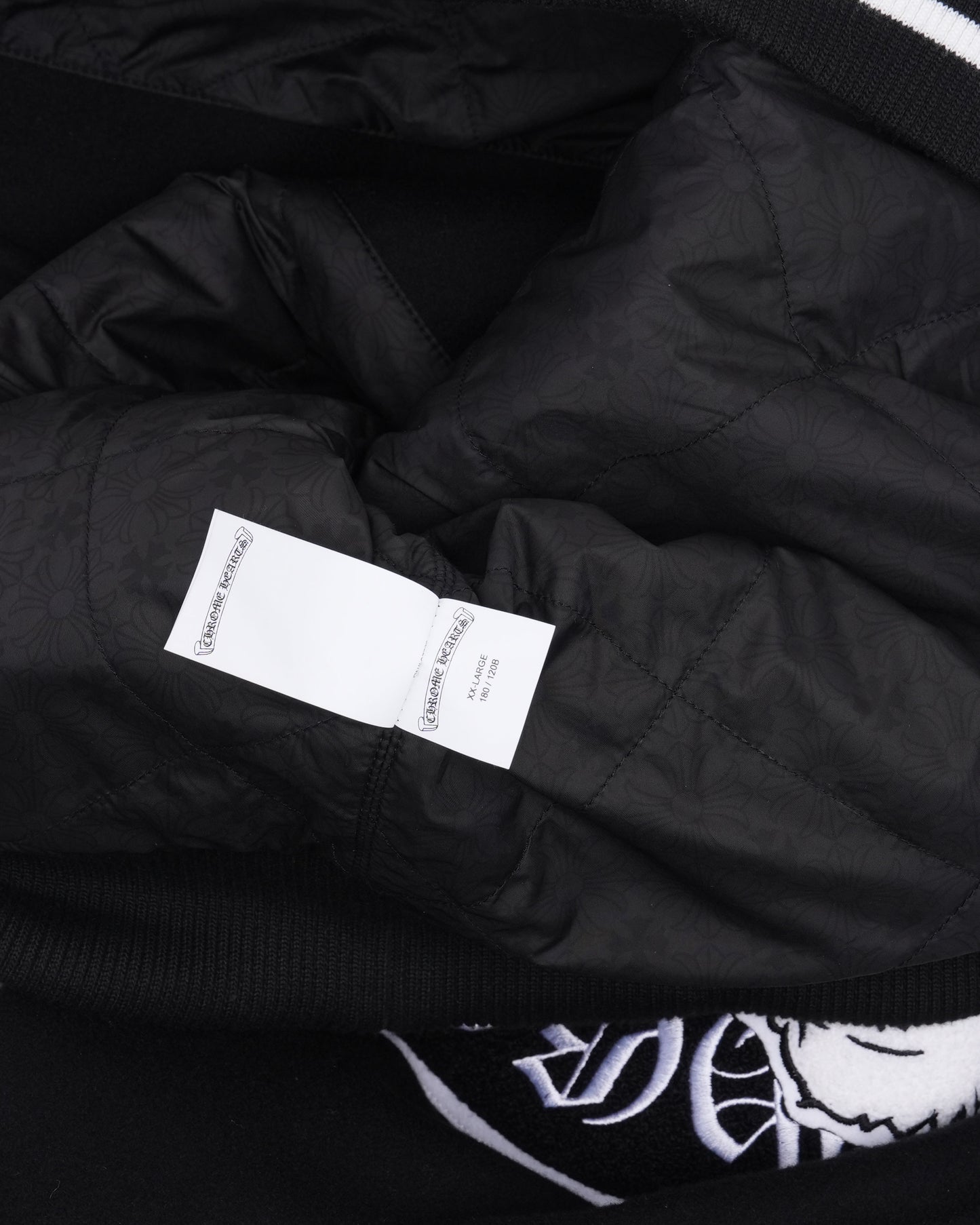 Cashmere and Leather Varsity Jacket