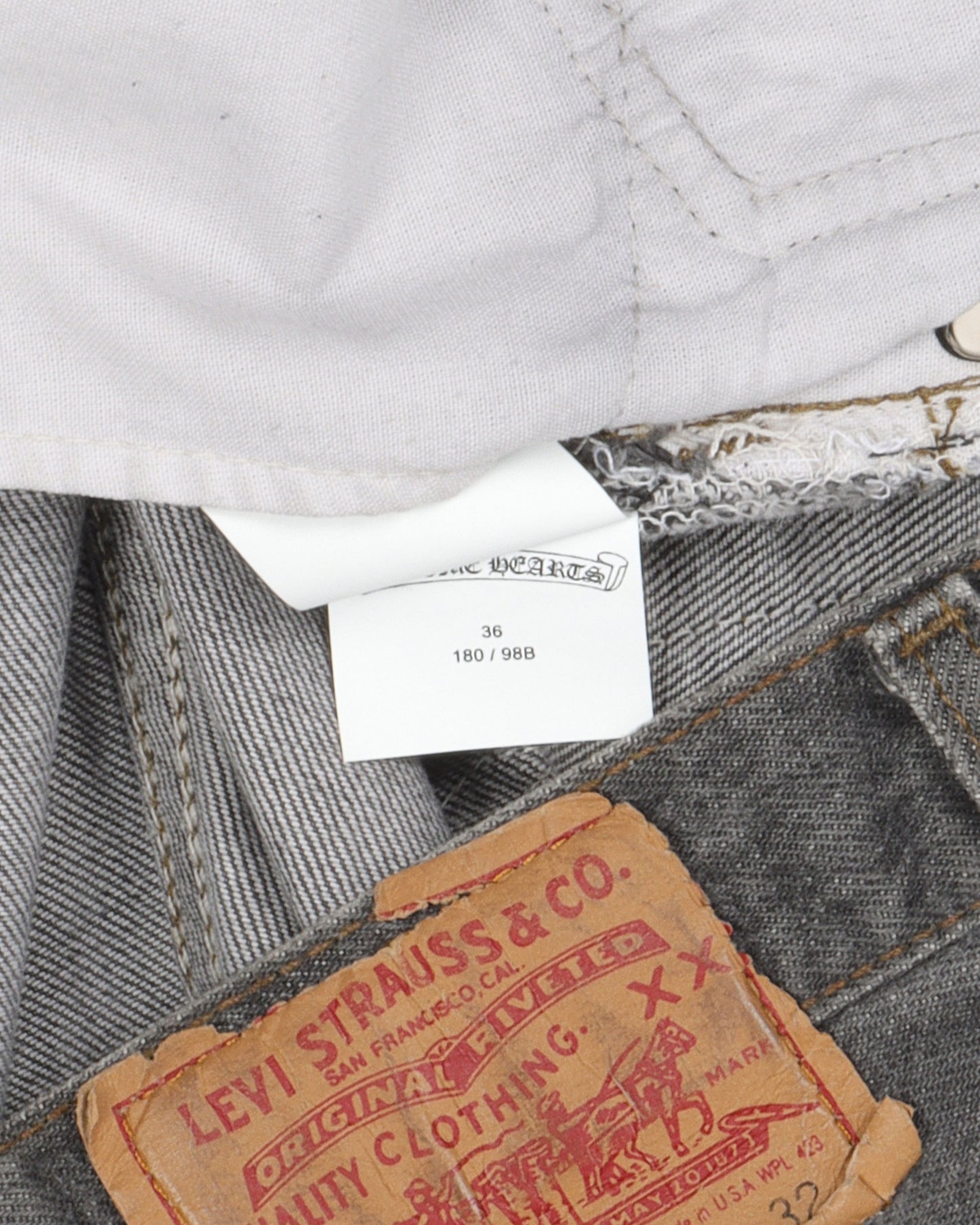 Levi's Leather Cross Jeans