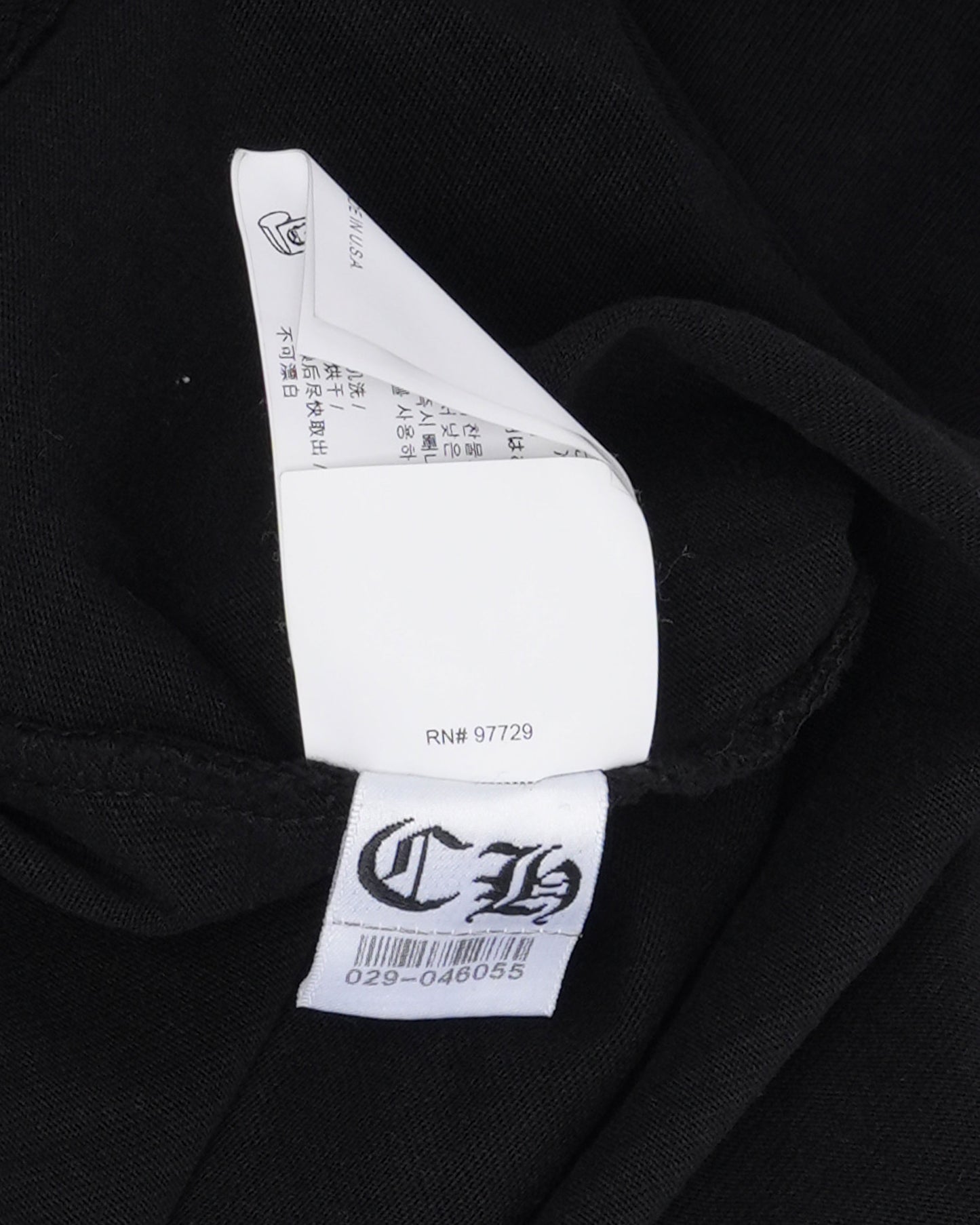Embroidered Eye Chart Long Sleeve Pocket T-Shirt