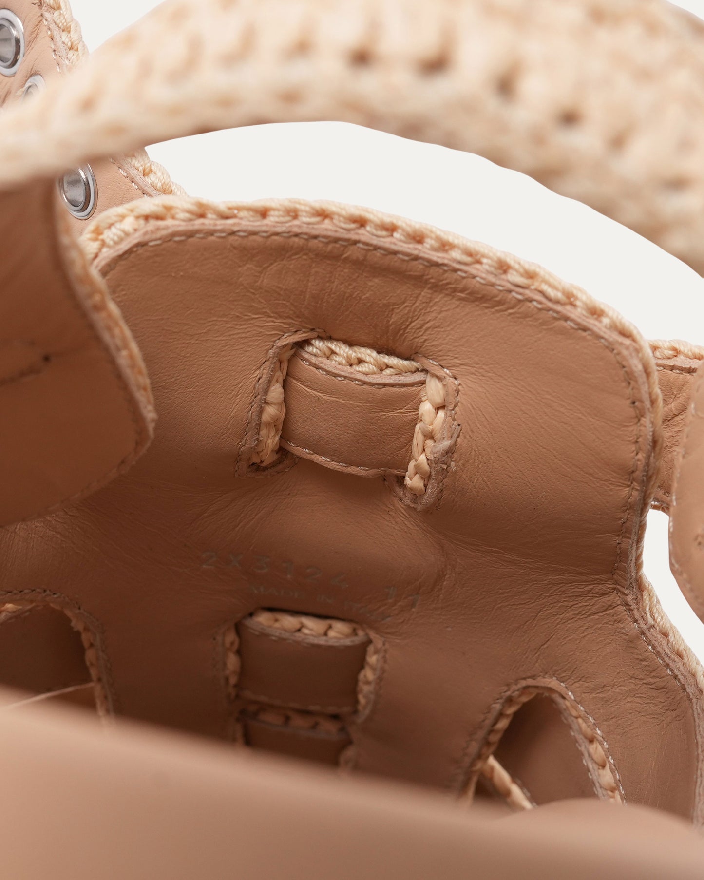 Raffia Fisherman Sandals