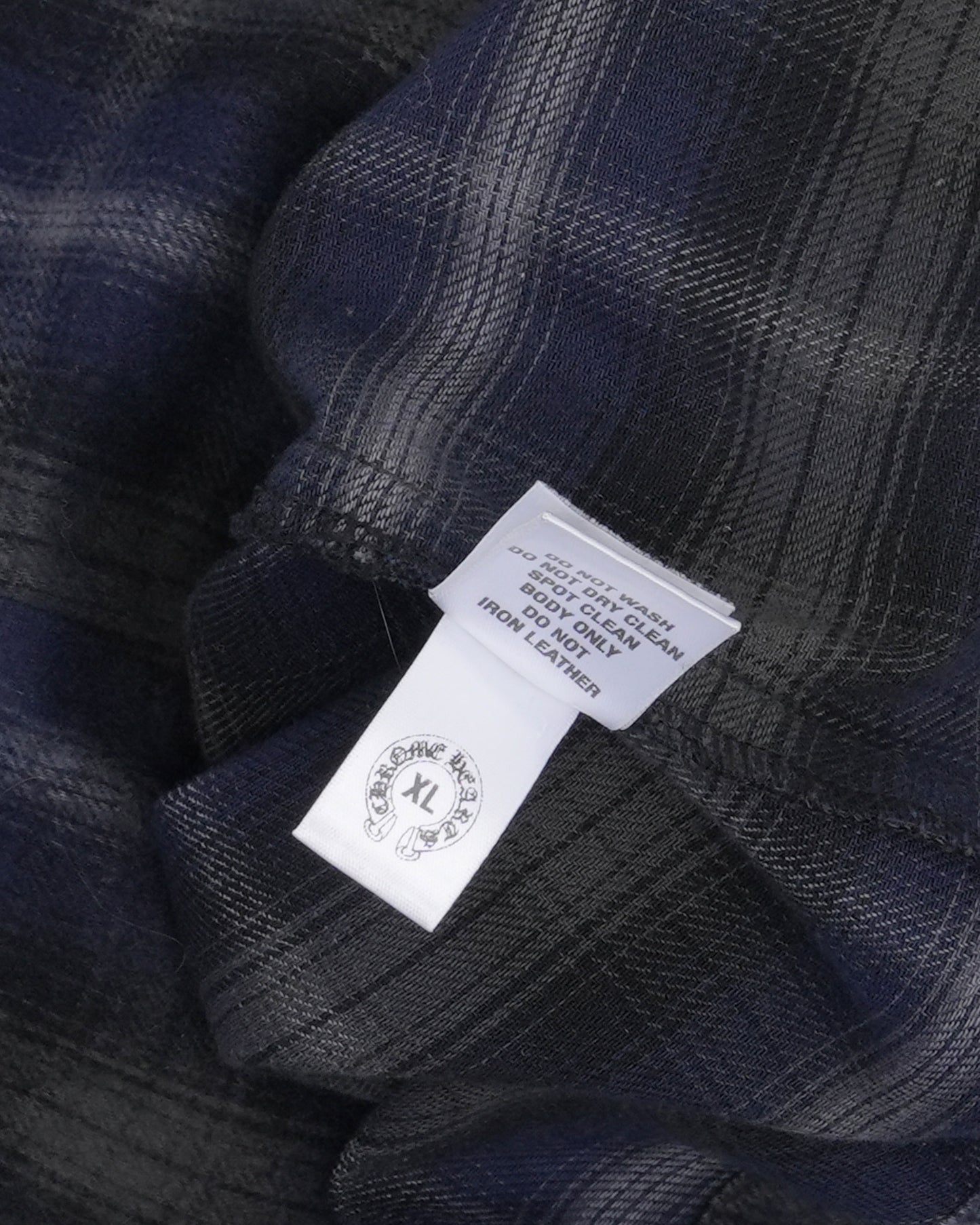 Leather Accent Fleur Yoke Flannel Shirt