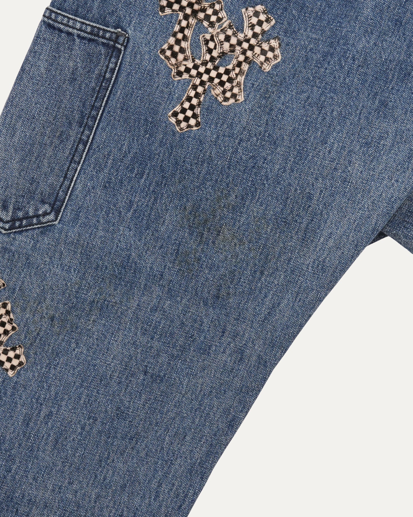 Turbo Diesel Cross Patch Carpenter Jeans