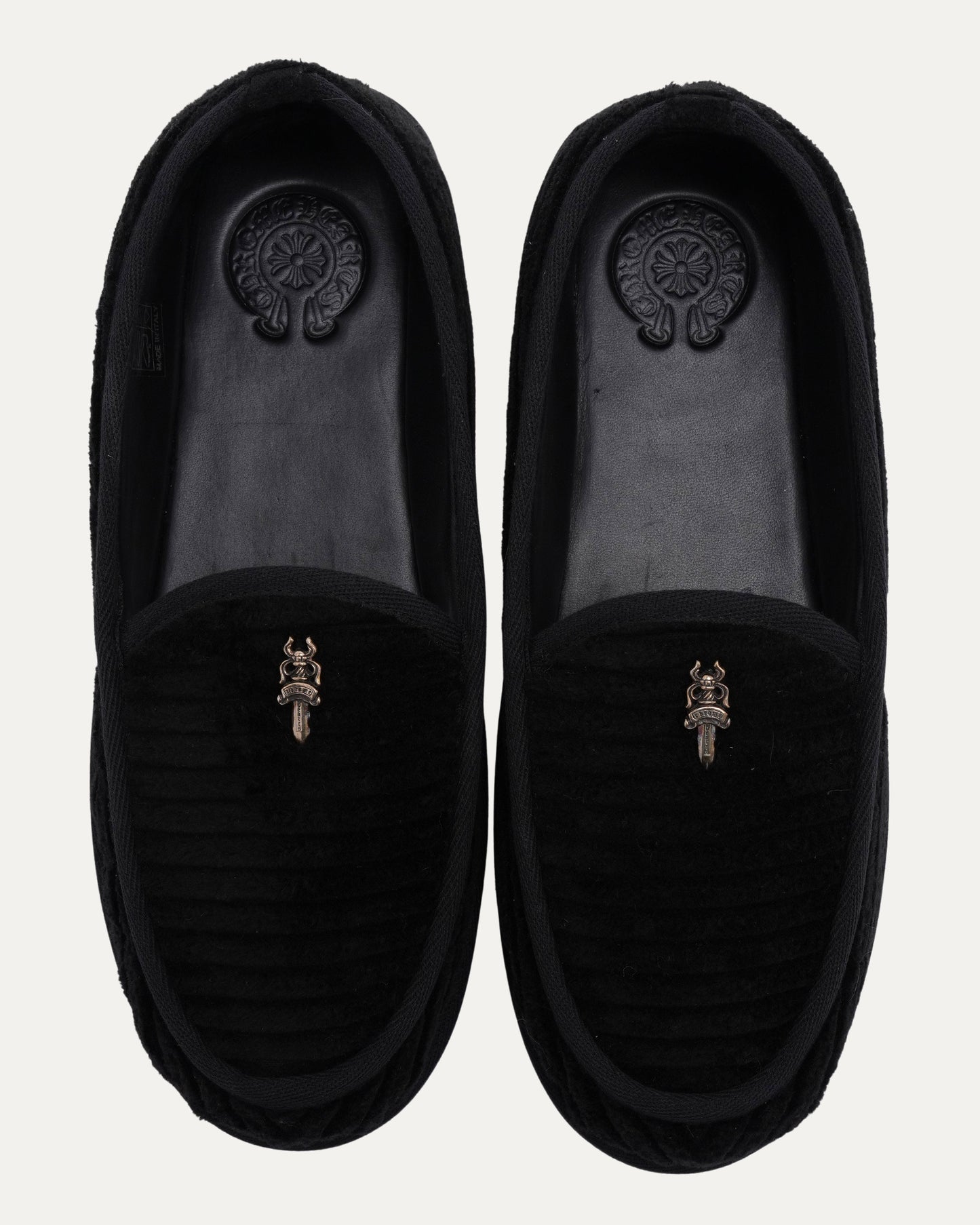 Dagger Embellished Heavy Cord House Shoes