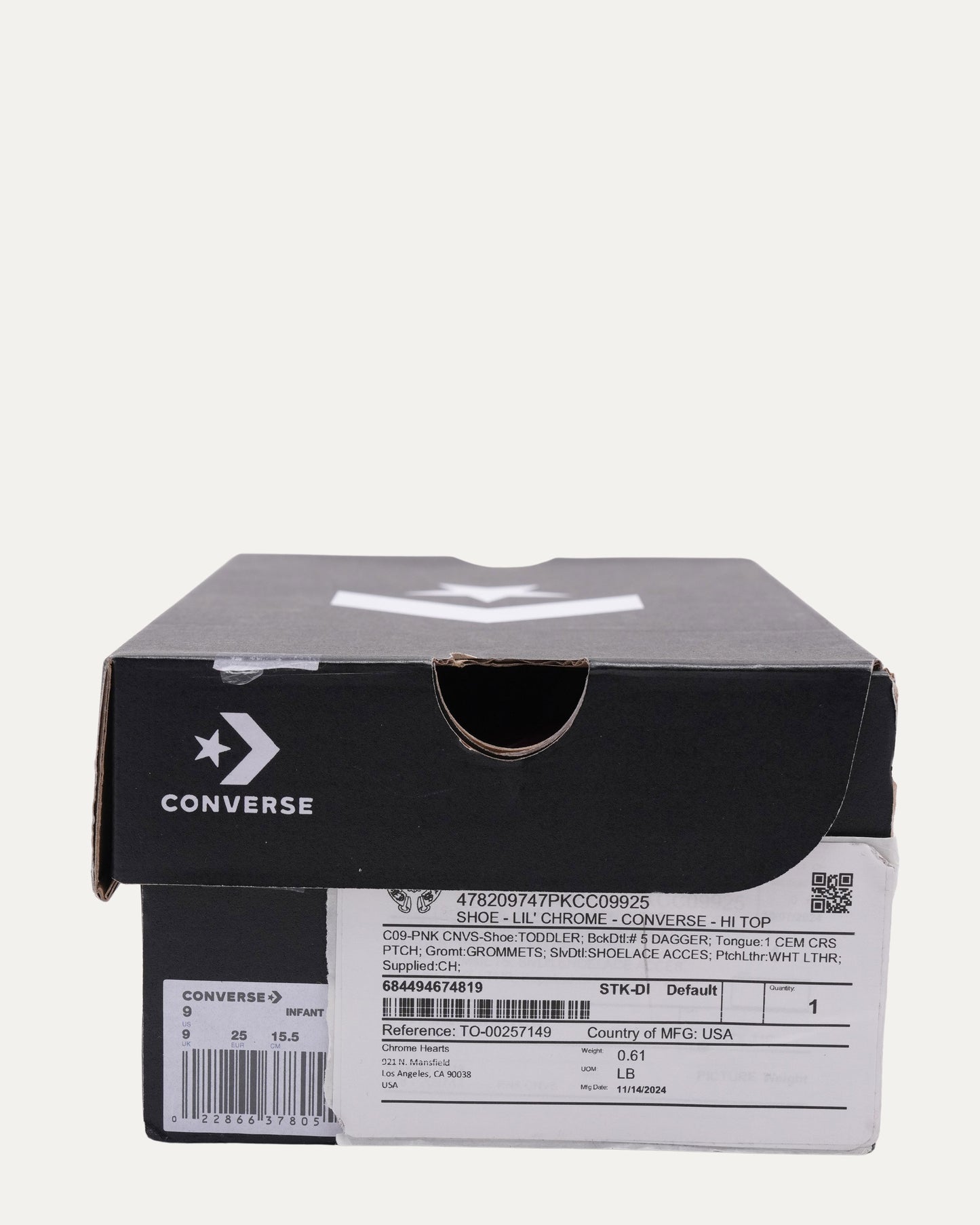 Baby Cross Patch Converse Chuck Taylor Sneakers