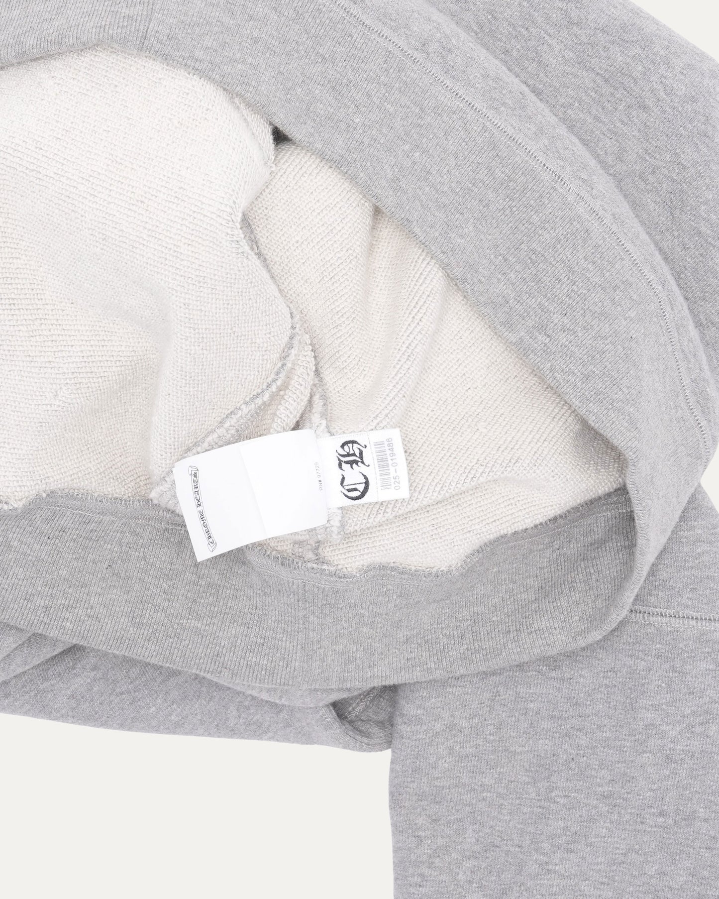 Plus Cross Patch Zip Up Hoodie