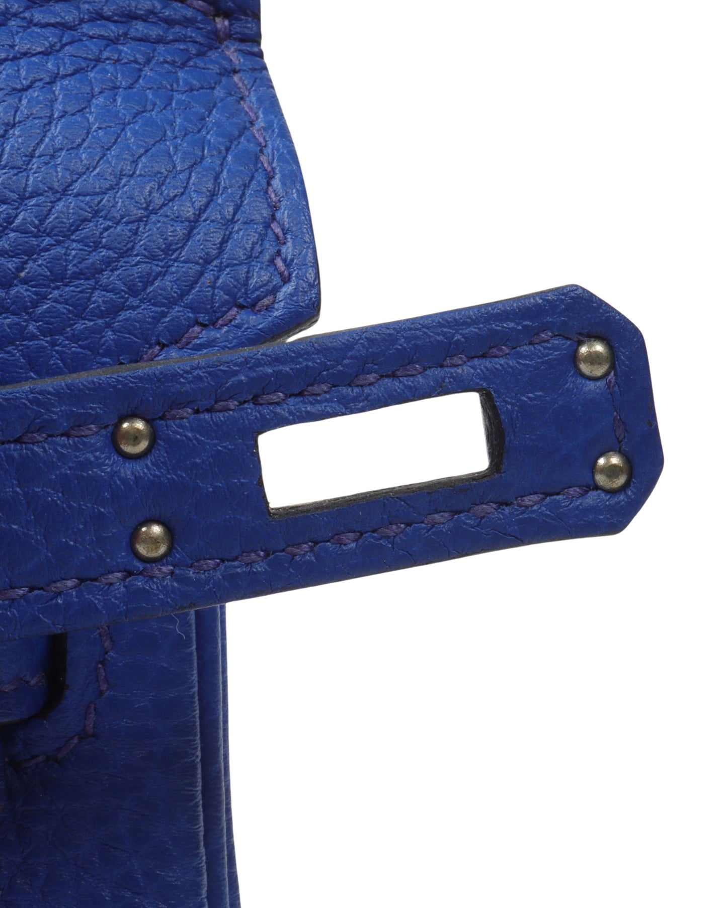 Kanye West Lucien Togo Verso Birkin 25 Bleu Royal Capucine
