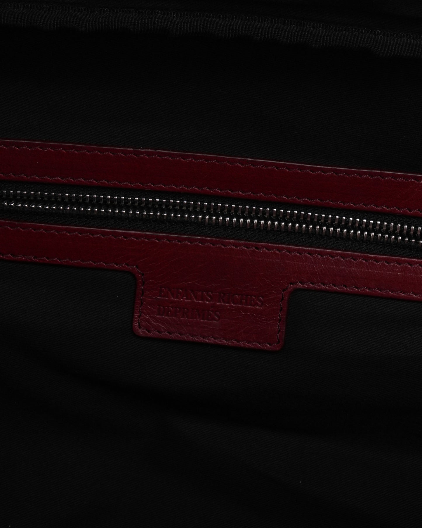 Leather Rose Buckle Weekender Bag