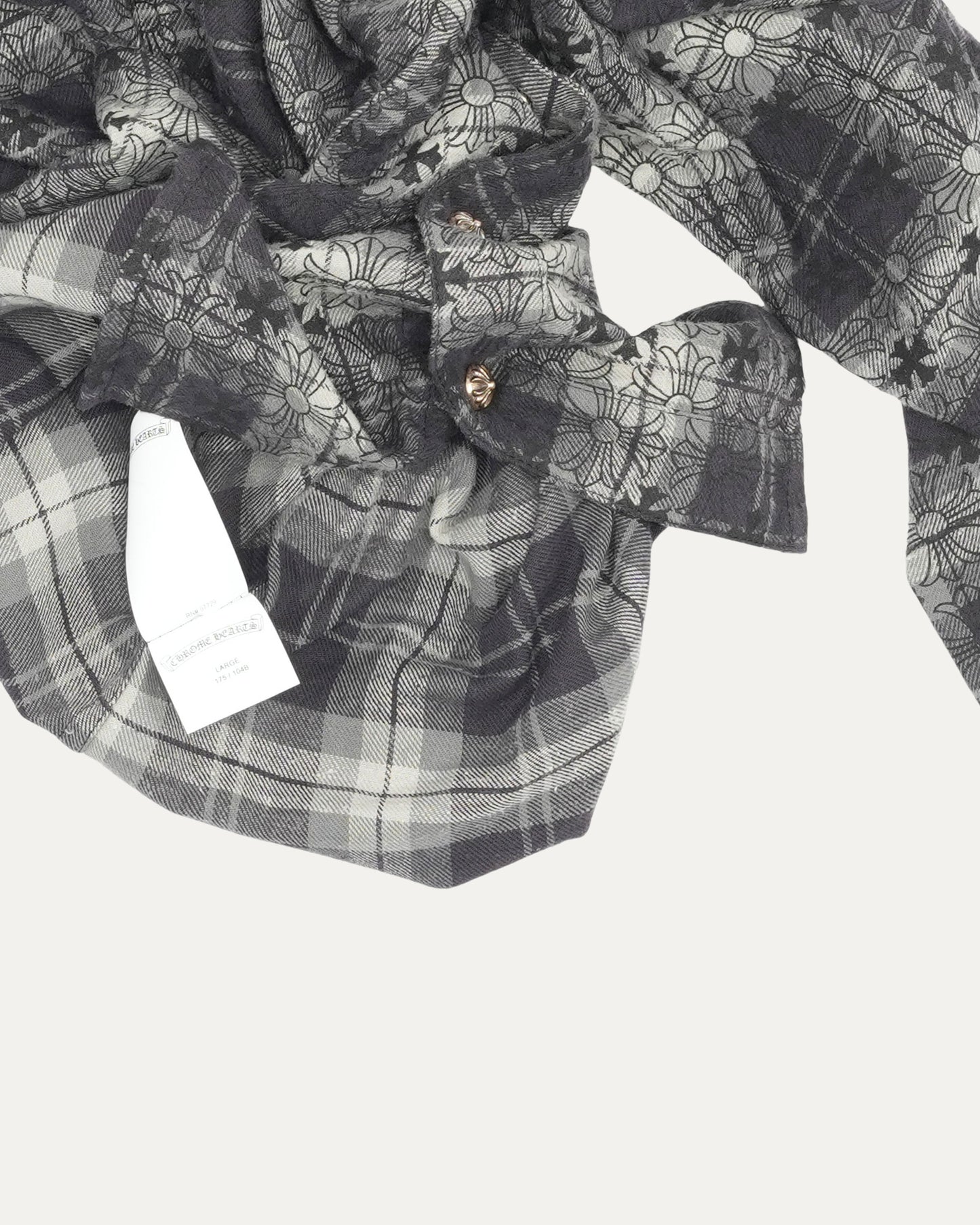 Cross Patch Monogram Flannel Shirt