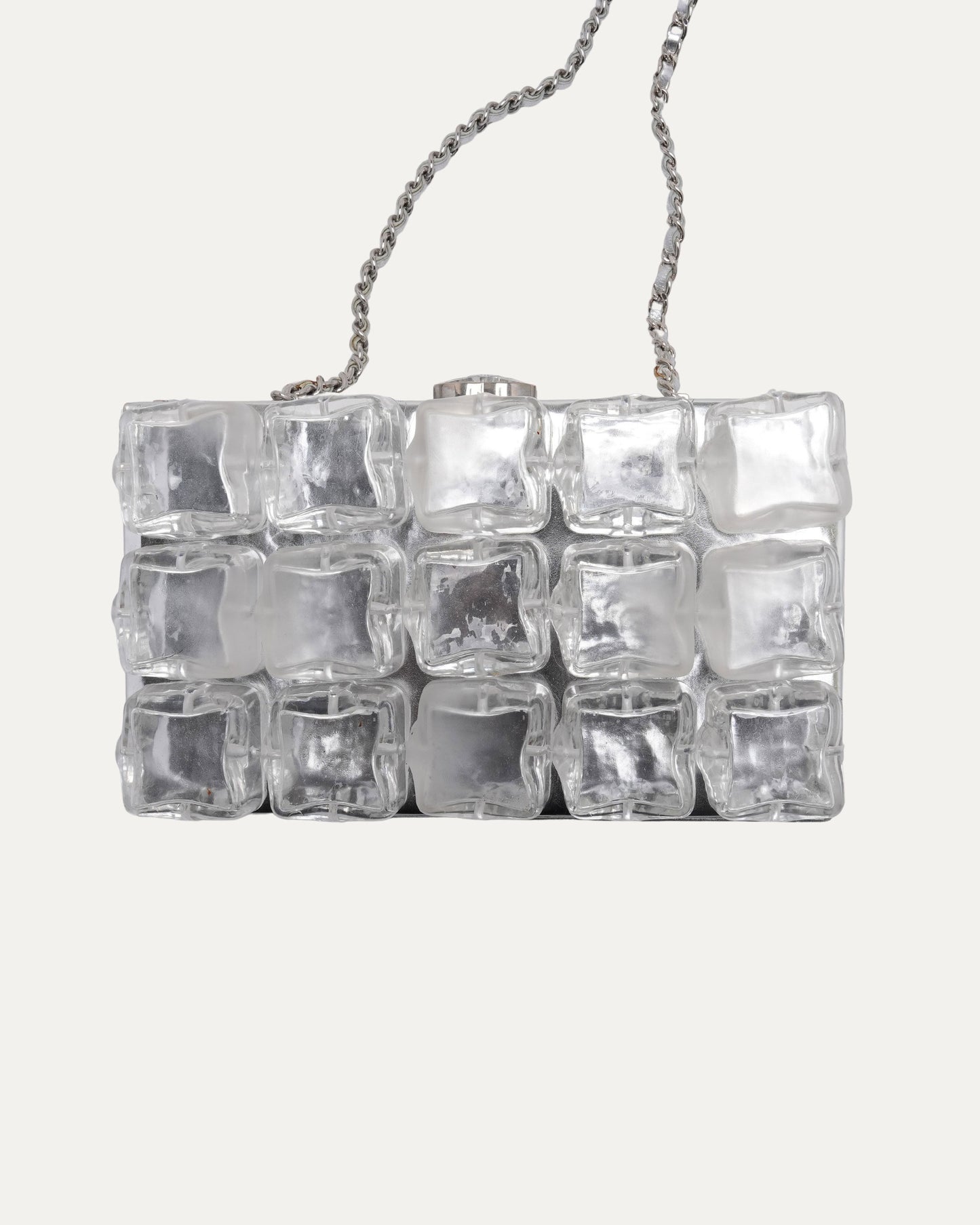 Ice Cube Minaudiere Bag