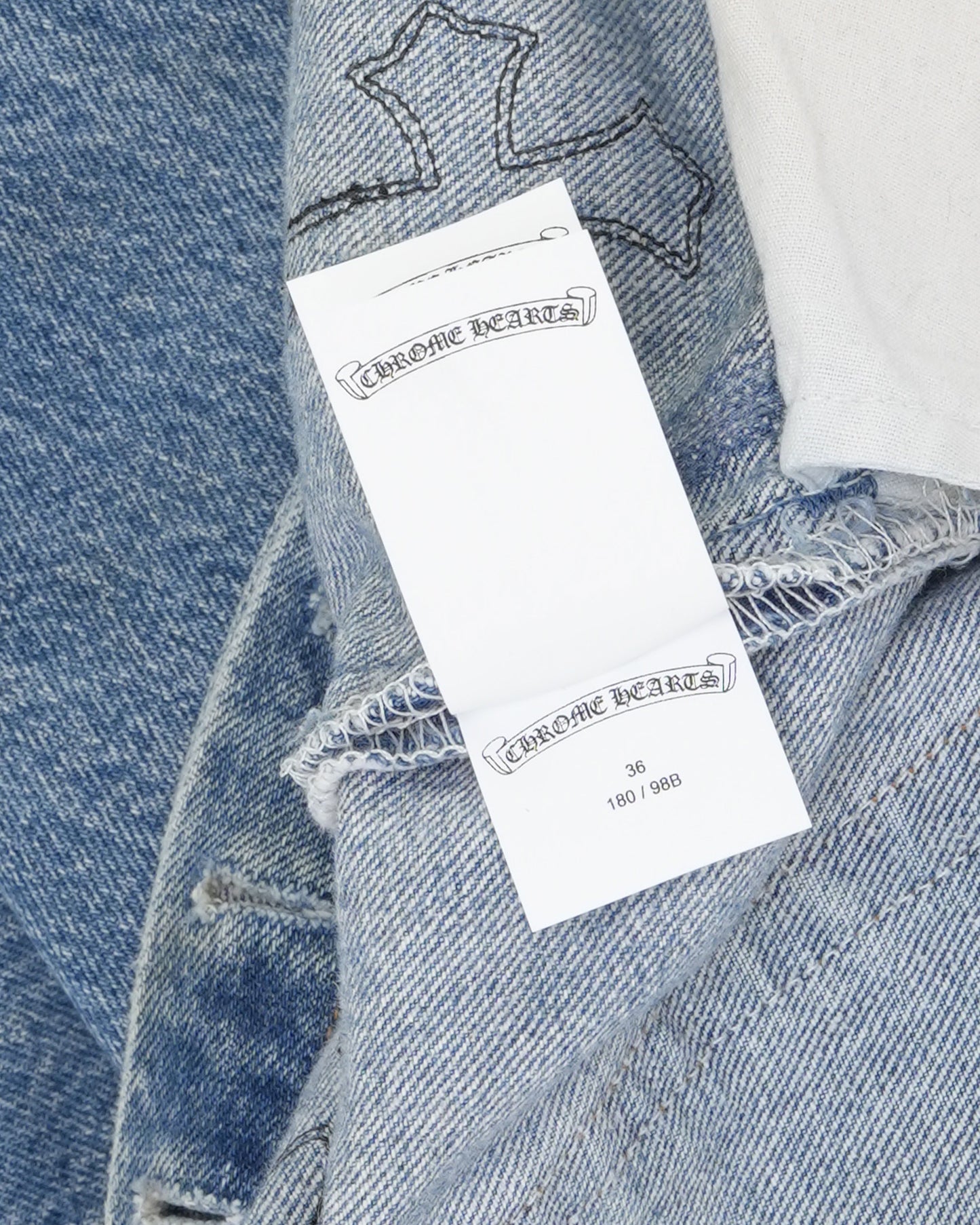 Levis 501 Cross Patch Jeans