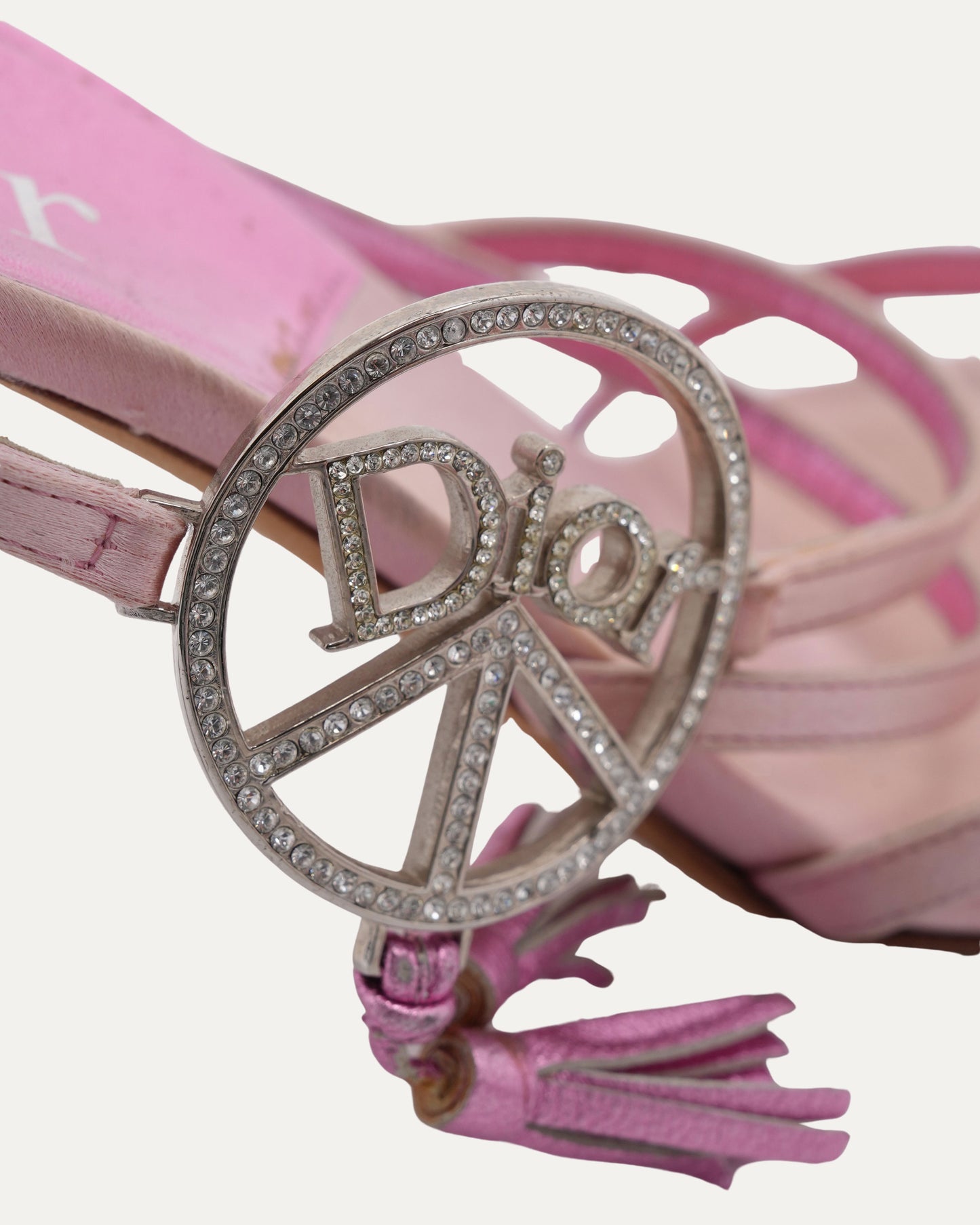 SS 2005 Pink Peace Sign Heels