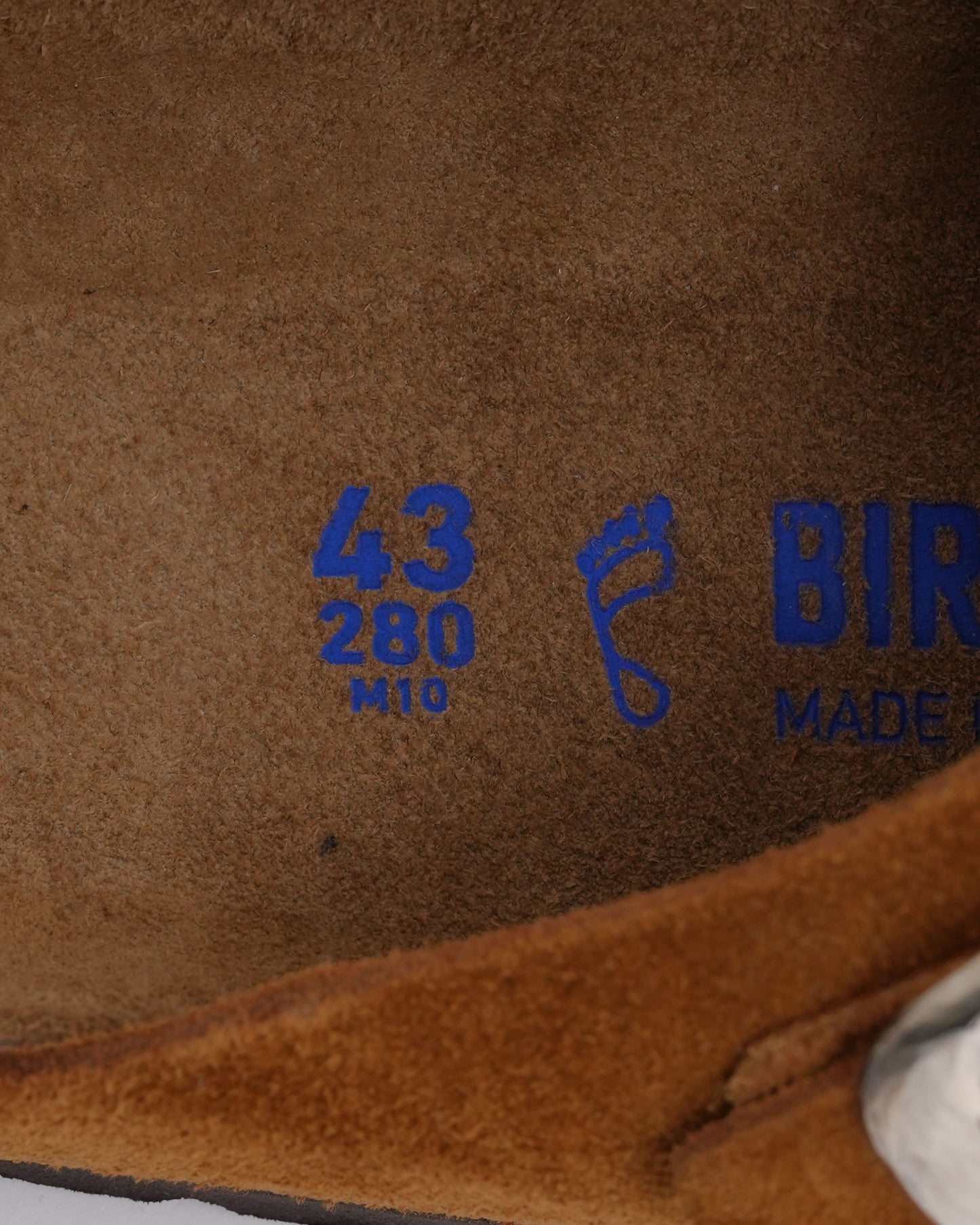 Cross Embellished Birkenstock Boston Suede Mule