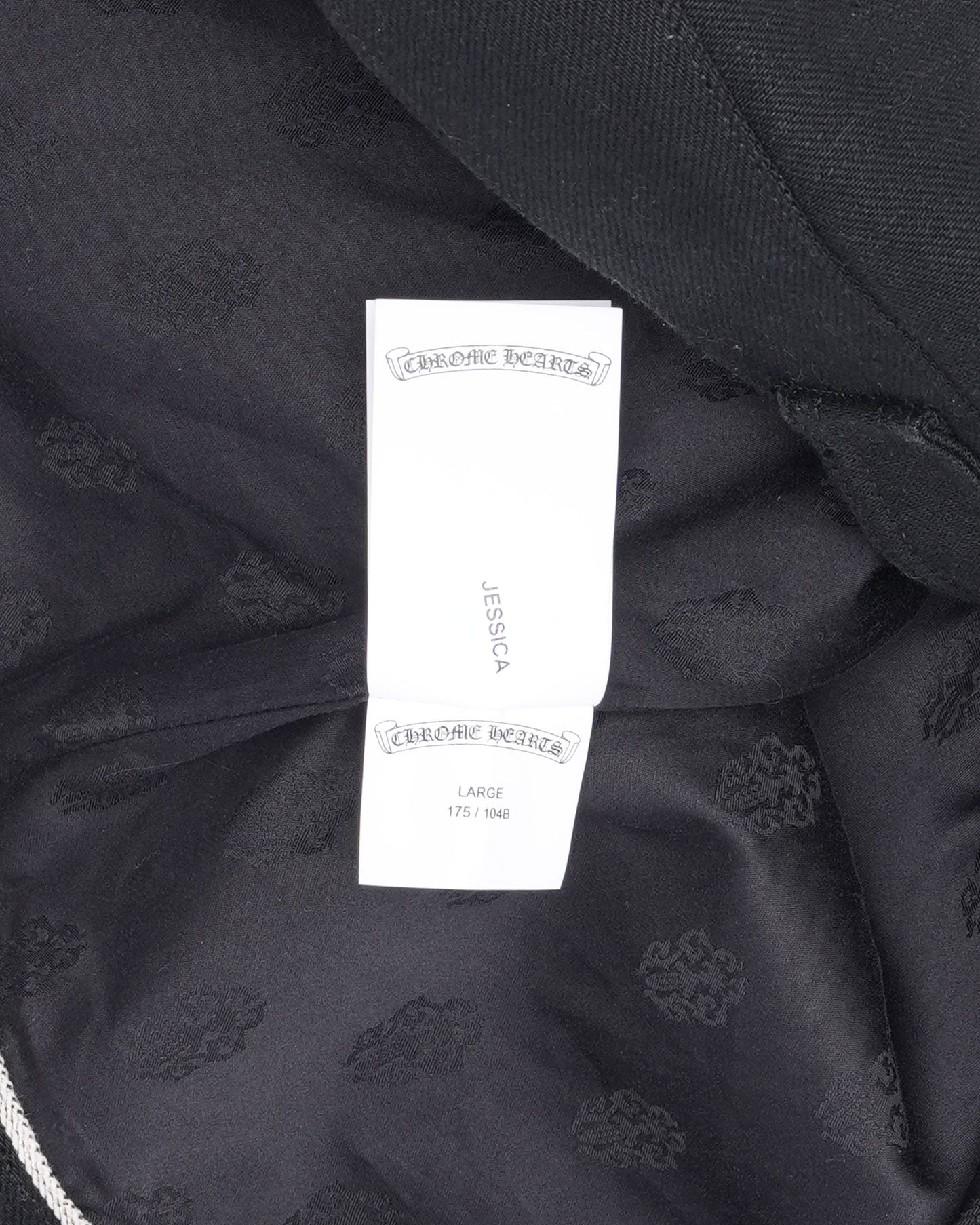 Floral Cross Patch Trucker Jacket