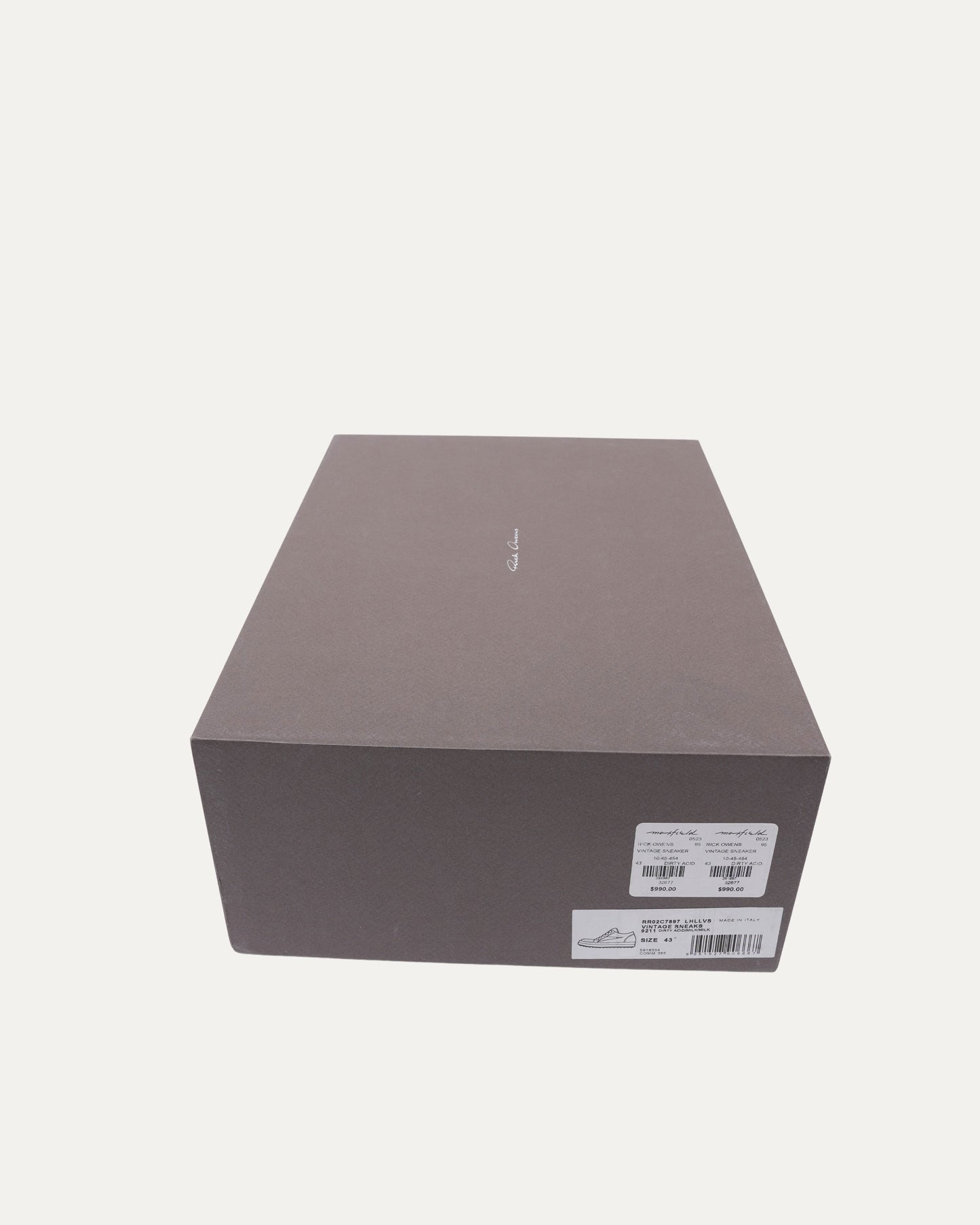 FW23 'LUXOR' Fur Vintage Low Sneaker