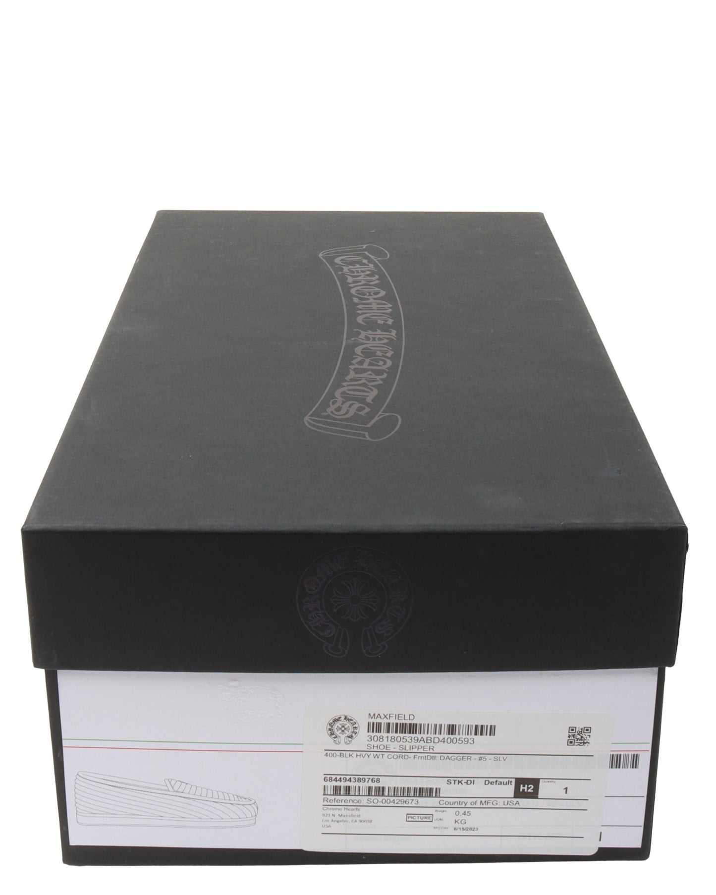 Corduroy Dagger Loafers