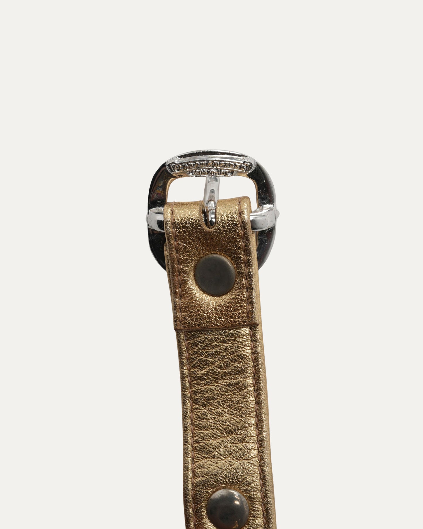 Silver Cross and Leather Gunslinger Bracelet