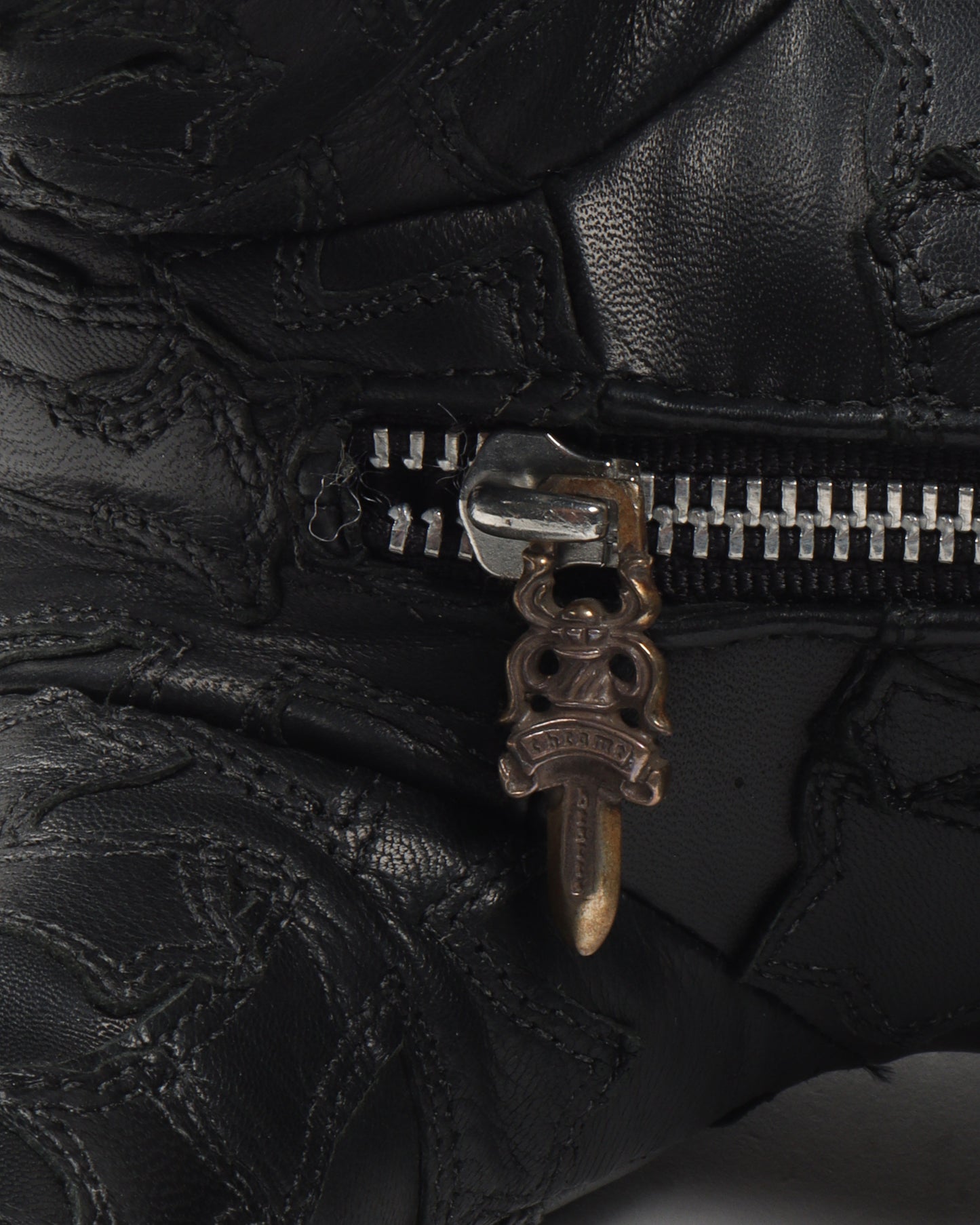 Leather Cross Patch Dog
