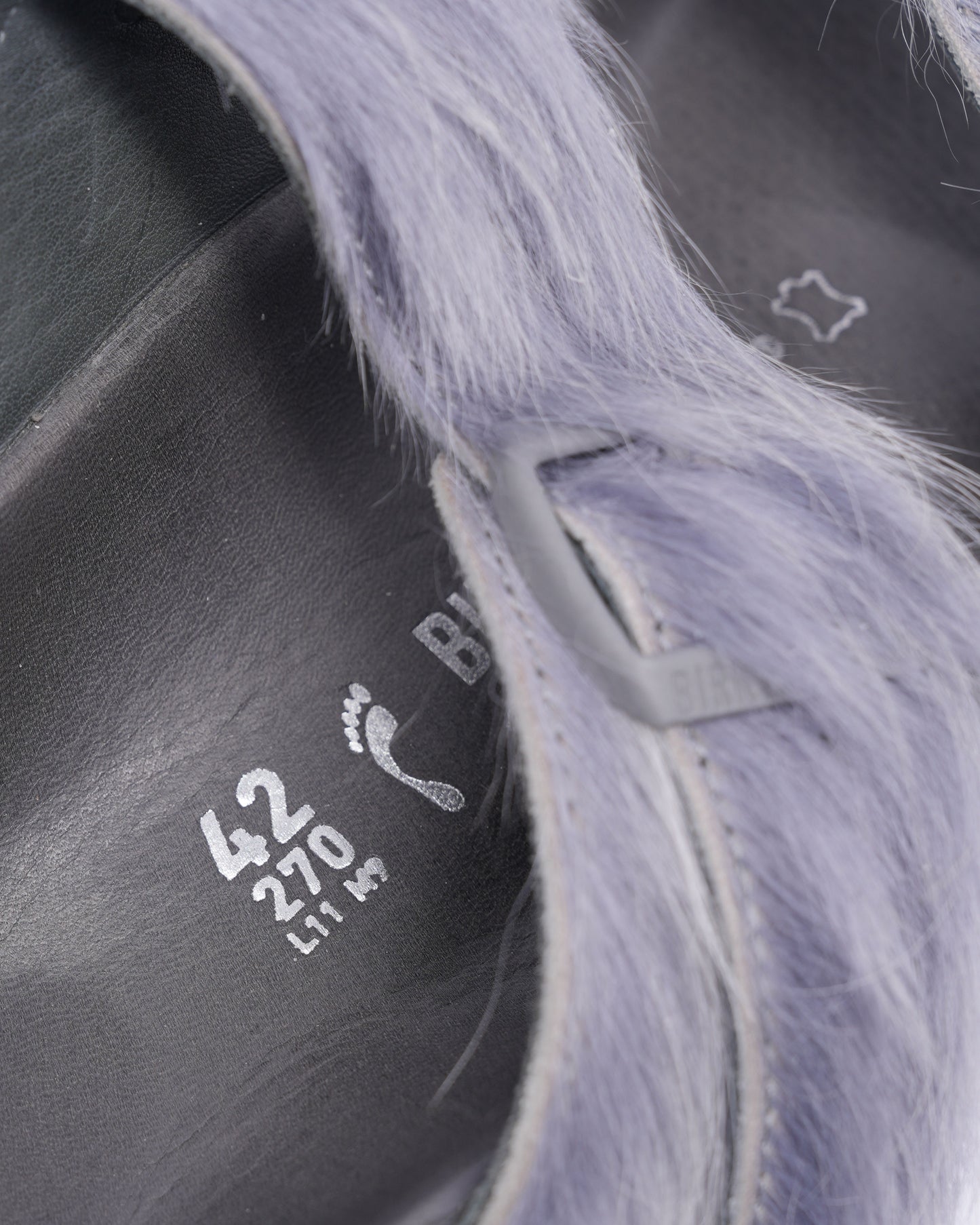 Birkenstock Fur and Leather Arizona Sandal