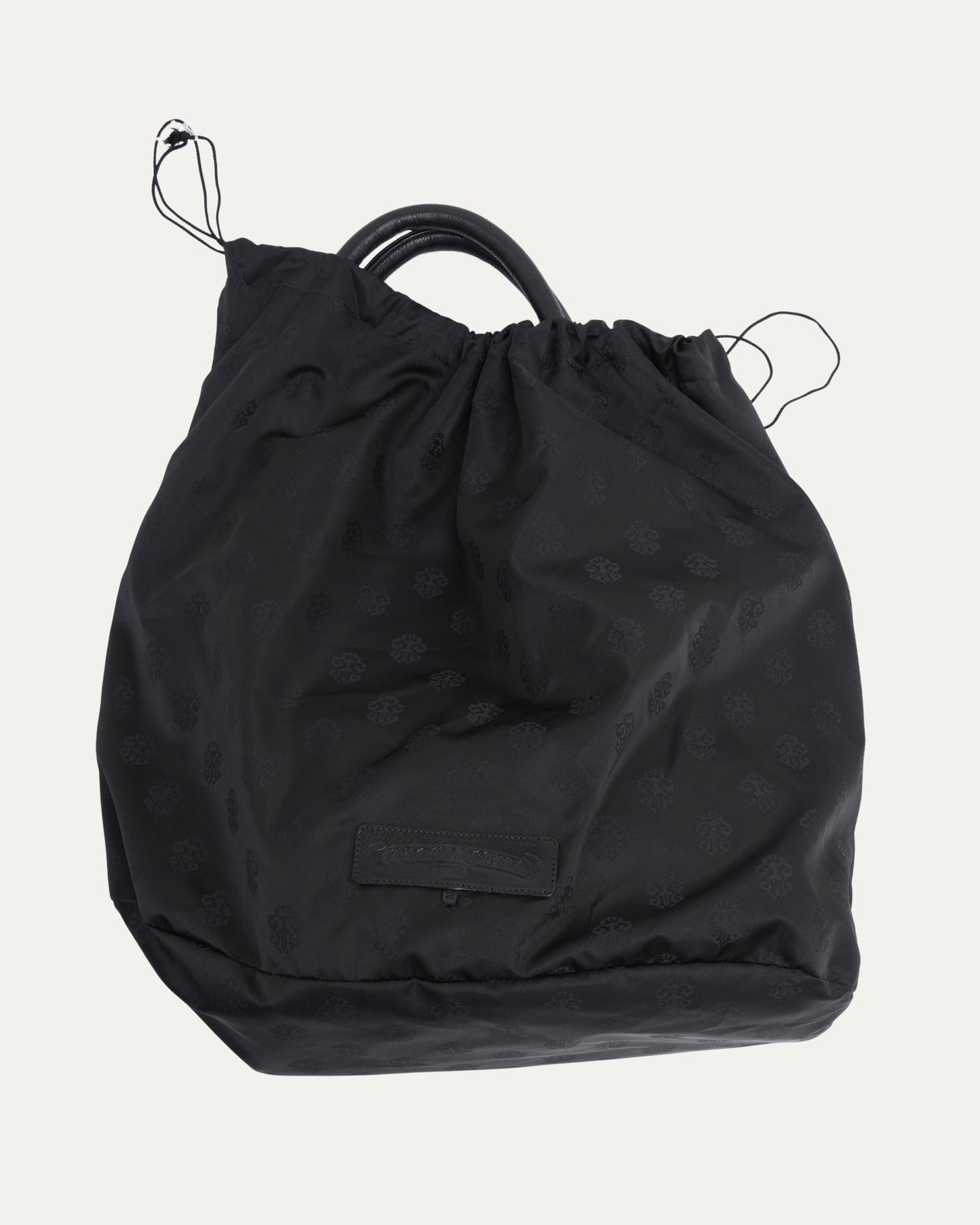Cross Patch Leather Tote Bag