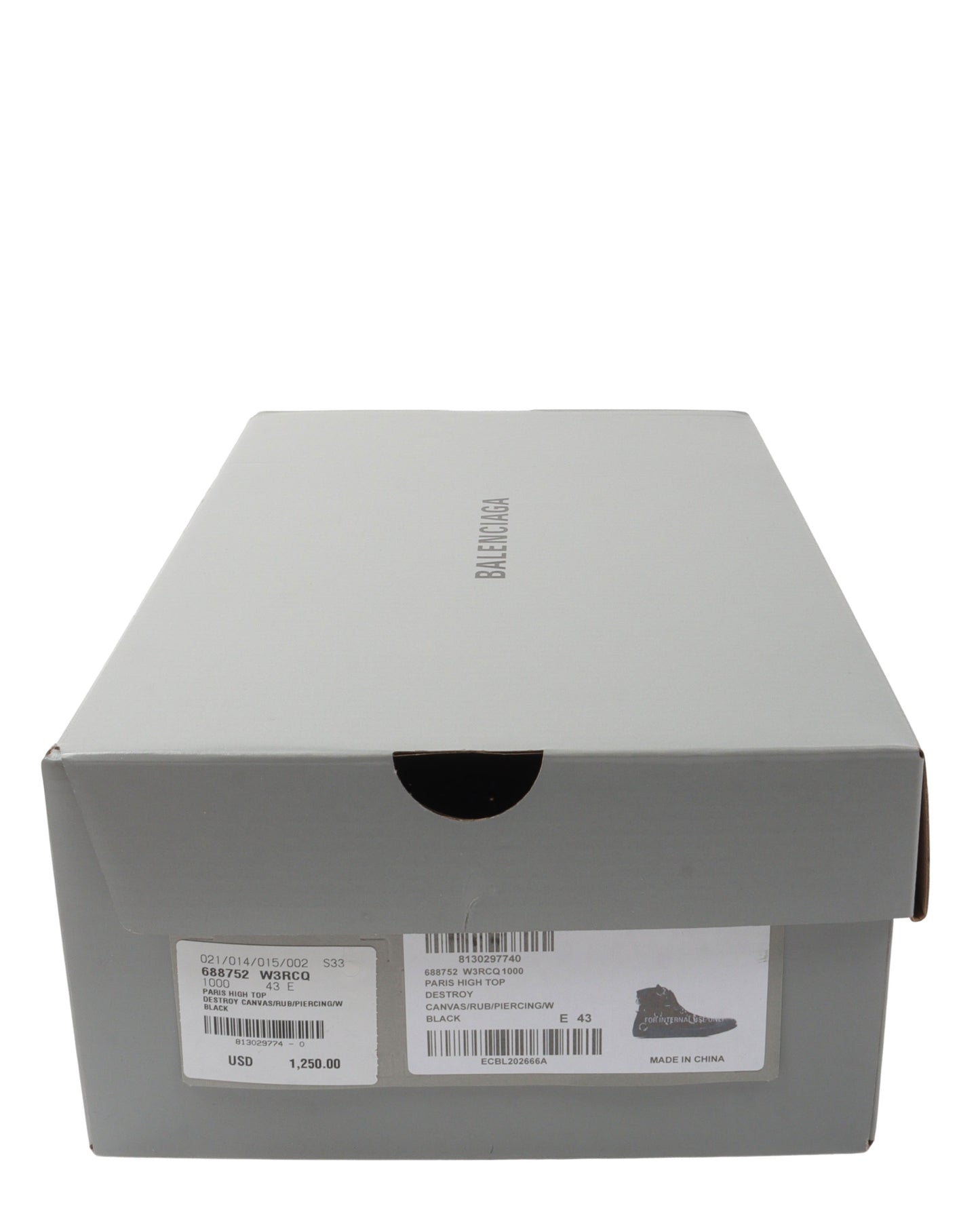 Paris High-Top with Piercings