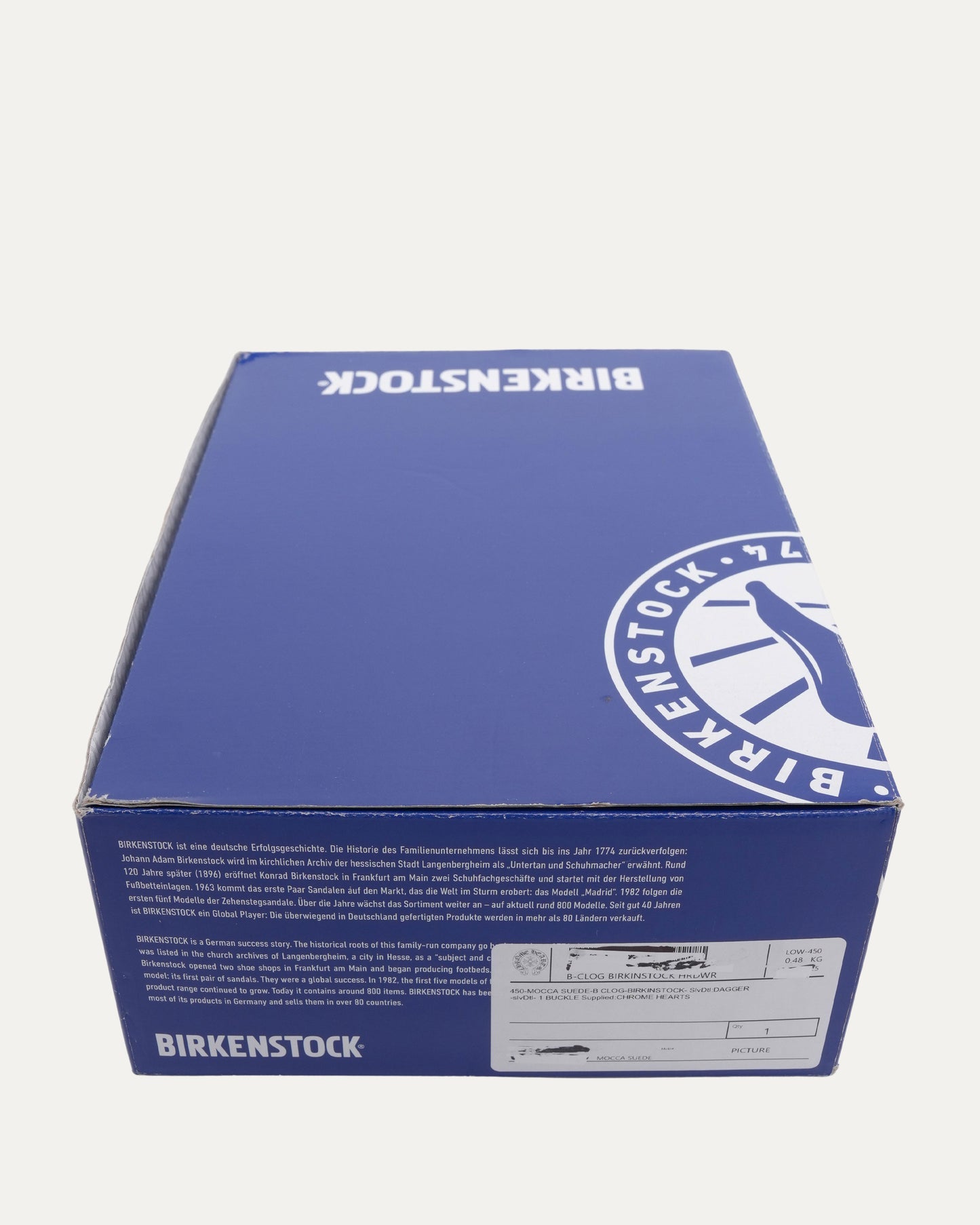 Dagger Embellished Birkenstock Boston Suede Mule