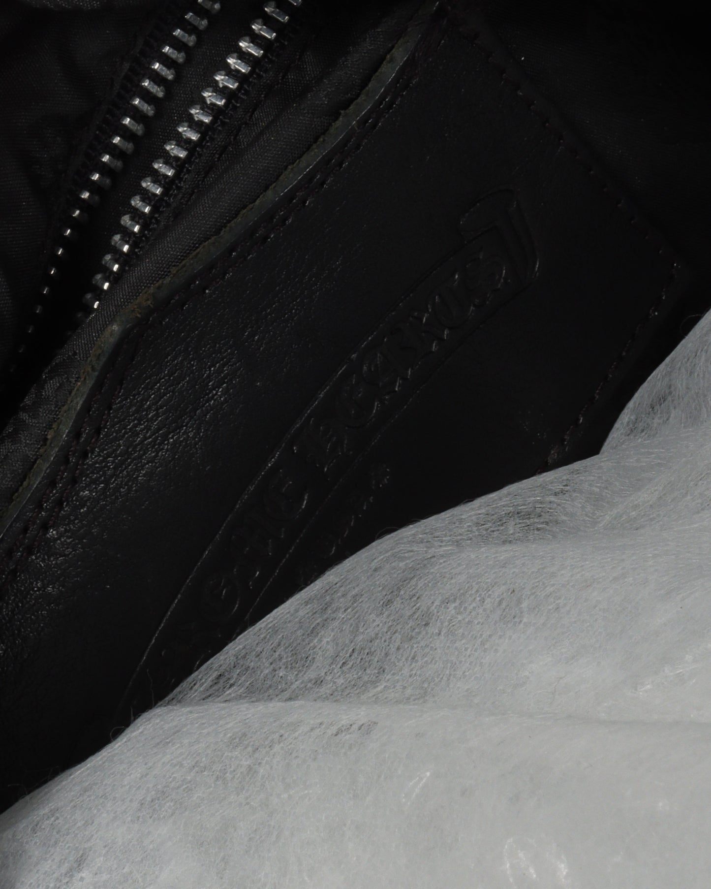 Lunch Box Cross Patch Leather Bag