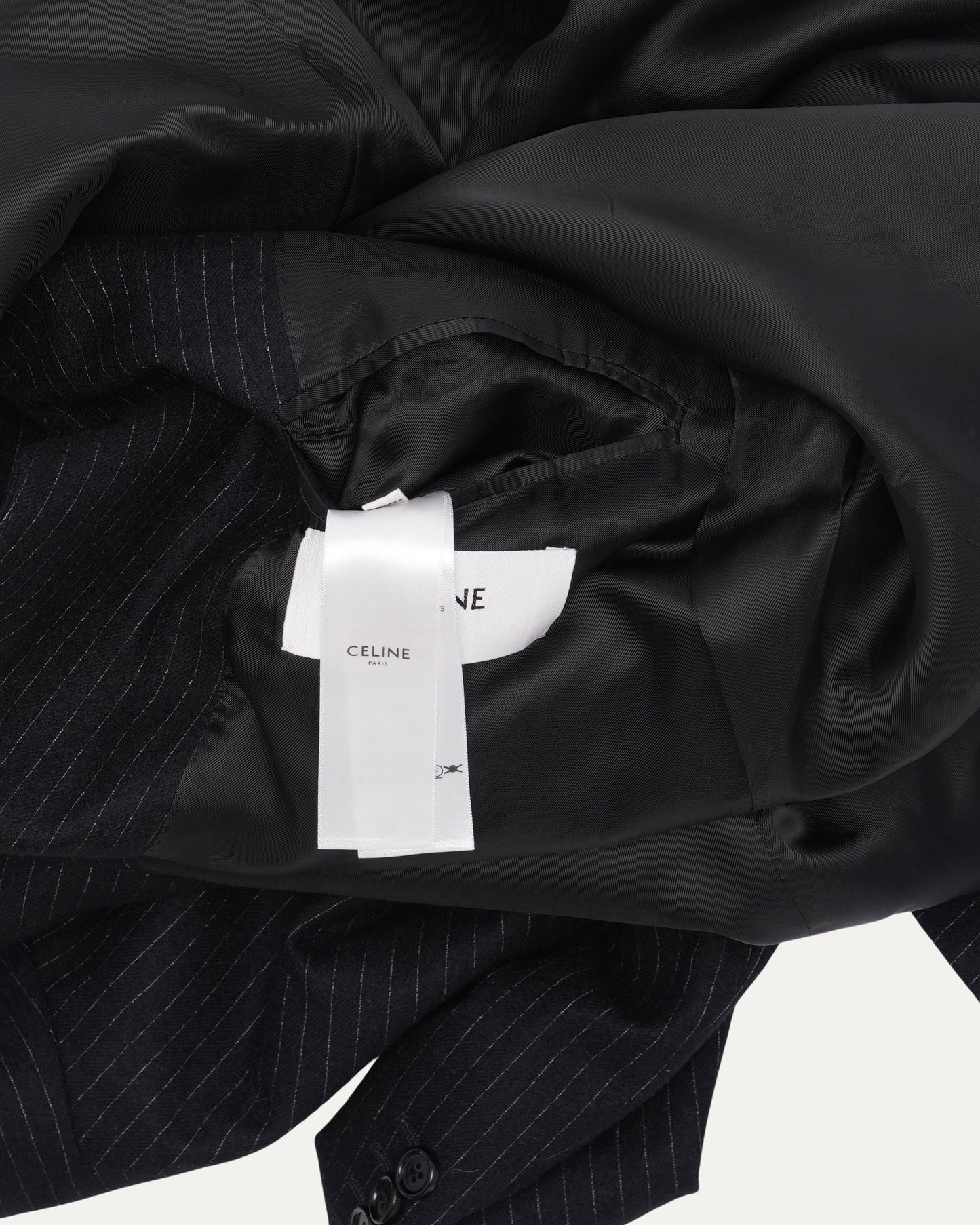 Pinstripe Inverse Lapel Suit