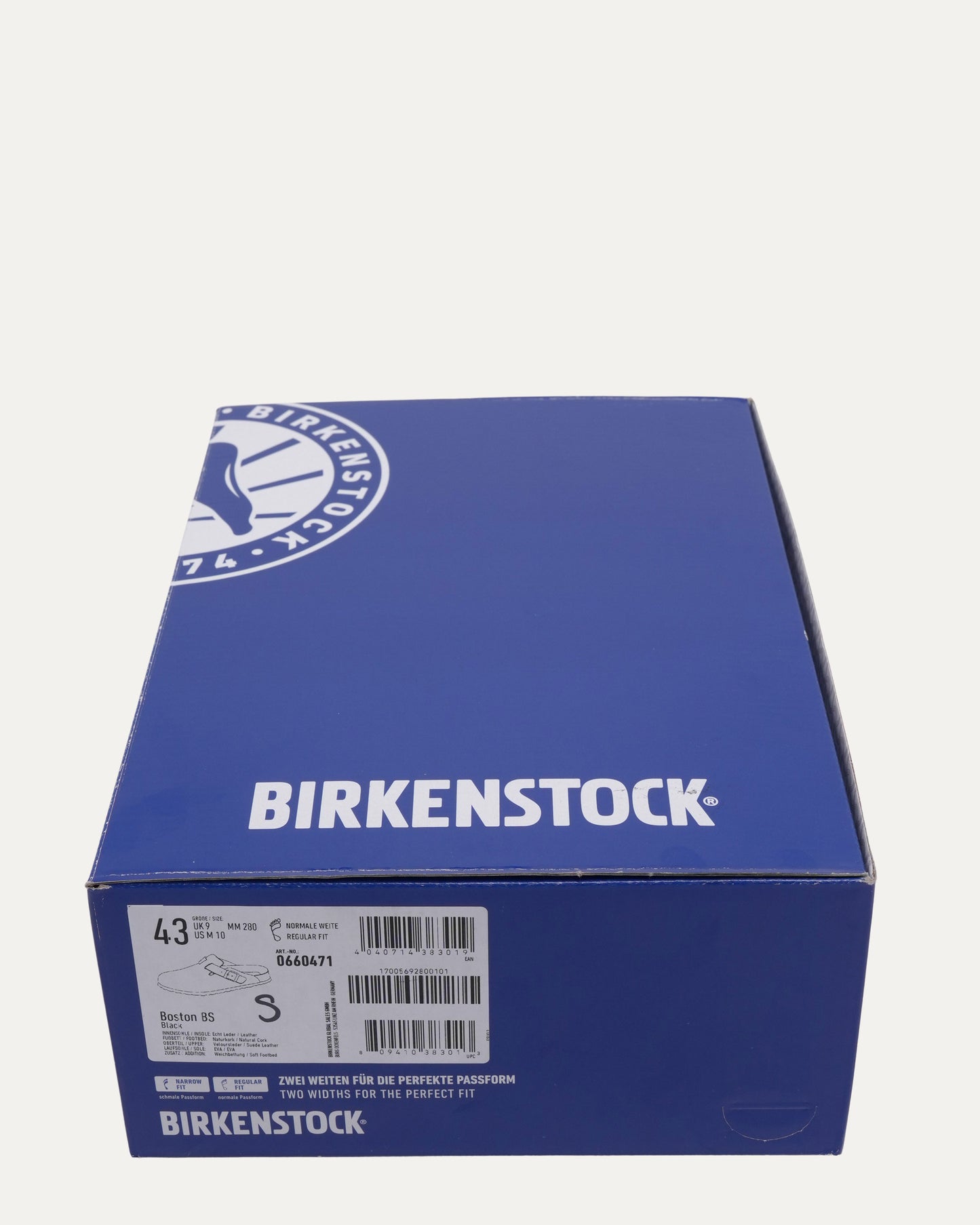 Dagger Embellished Birkenstock Boston Suede Mule