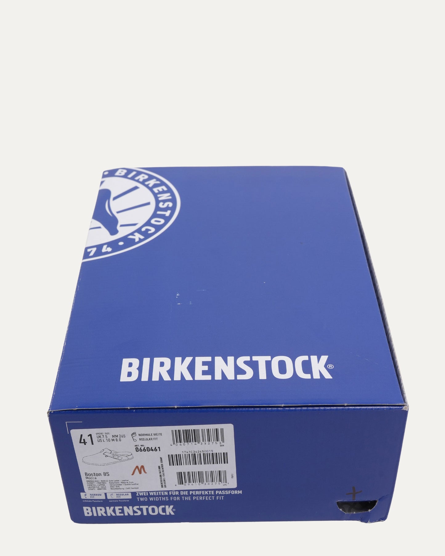 Cross Embellished Birkenstock Boston Suede Mulle