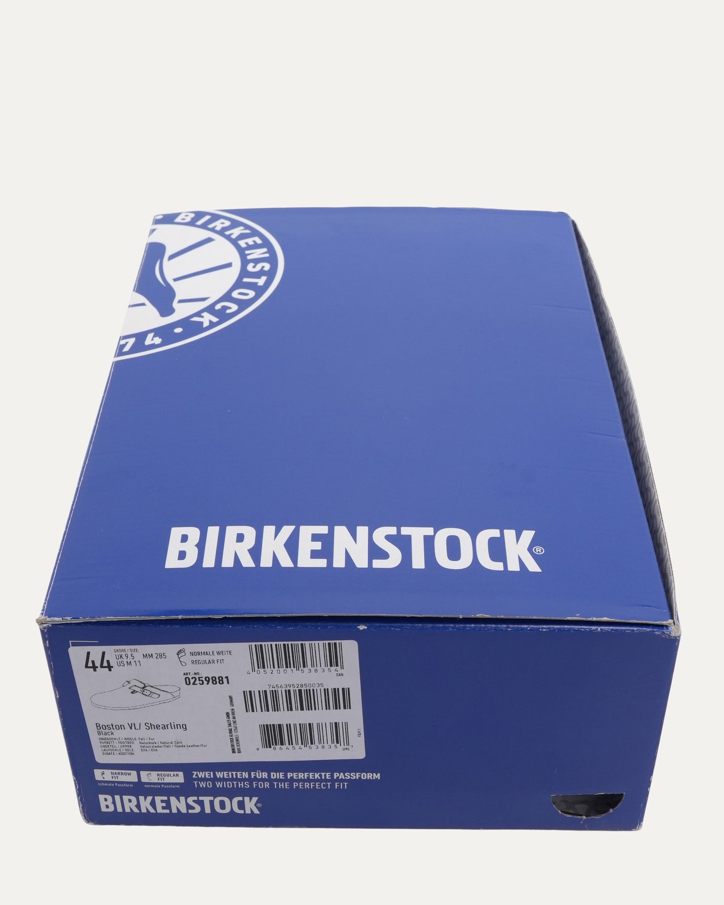 Dagger Embellished Birkenstock Boston Shearling Lined Suede Mule