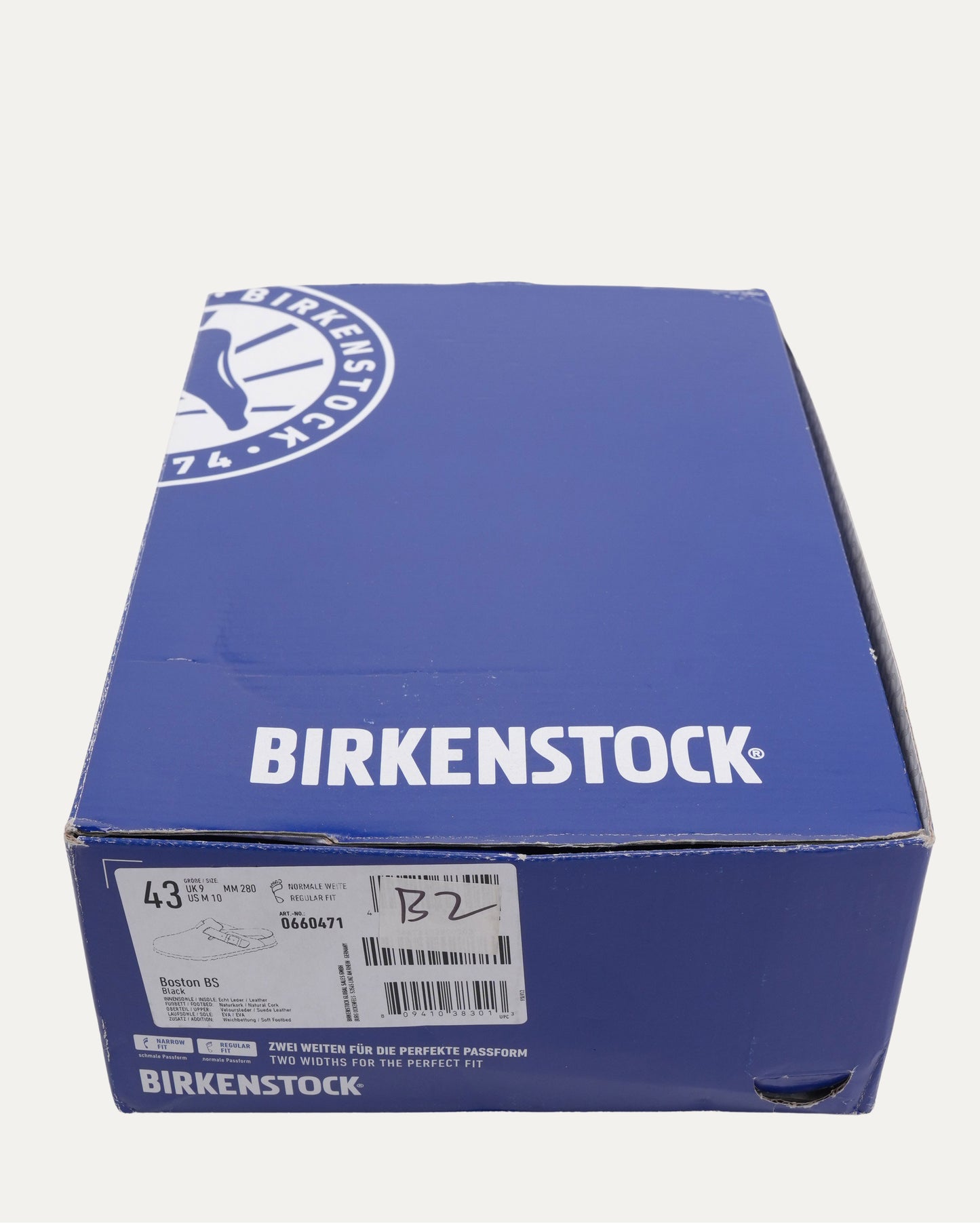 Dagger Embellished Birkenstock Boston Suede Mule