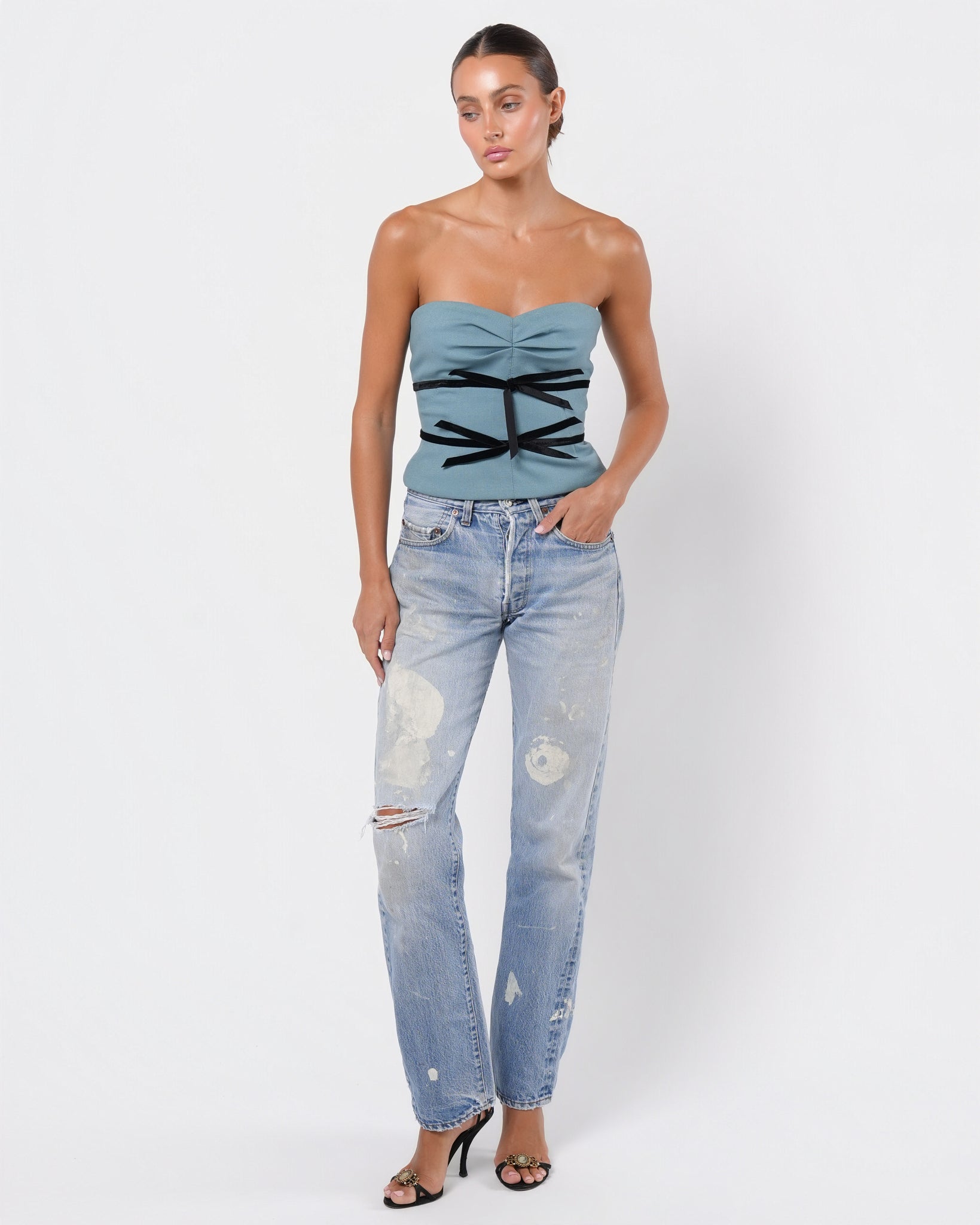 SS 2003 Marc Jacobs Era Ribbon Bustier – Justin Reed