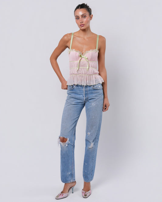 2006 Pink and Green Bustier