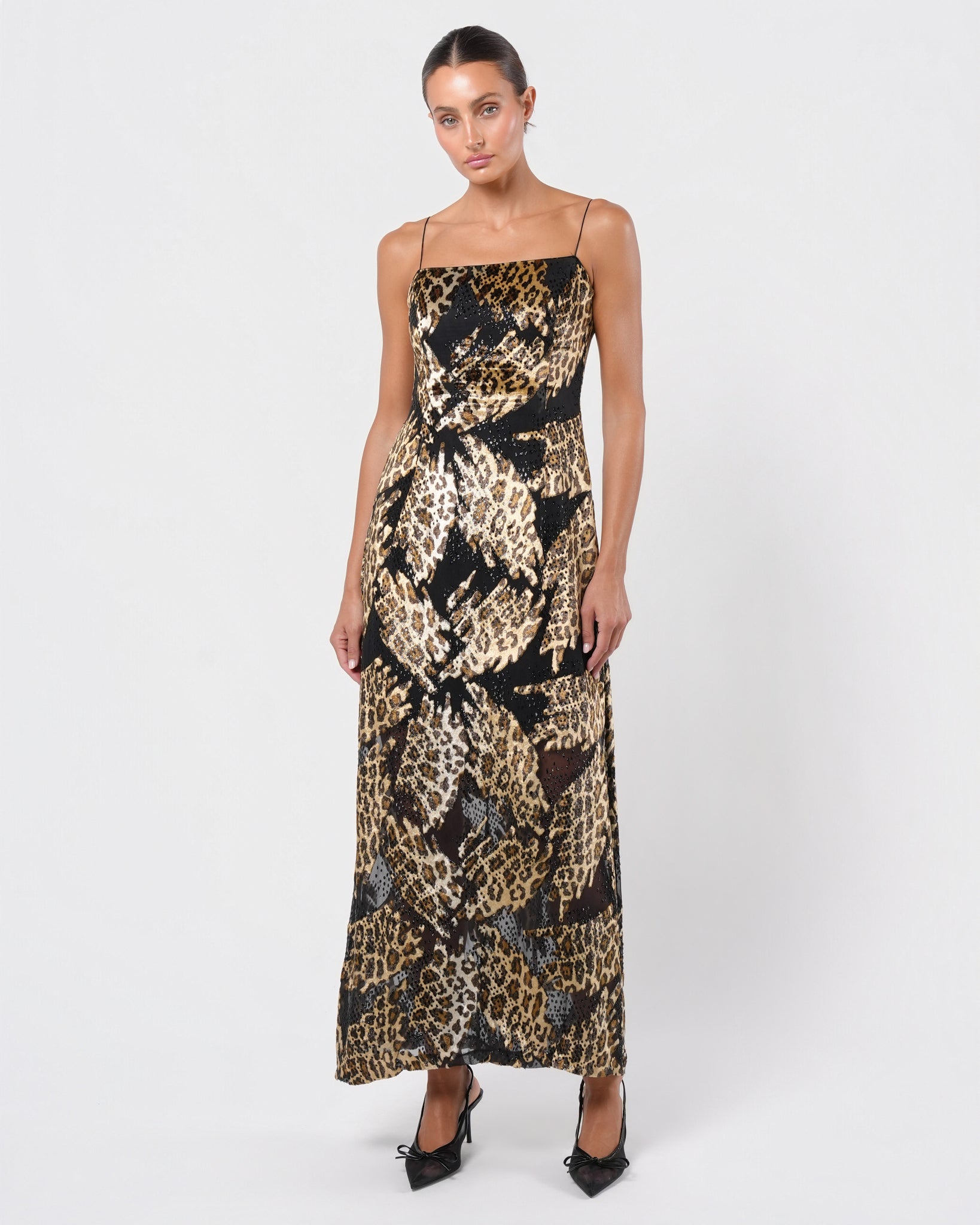 1990s Silk and Devore Velvet Cheetah Gown – Justin Reed