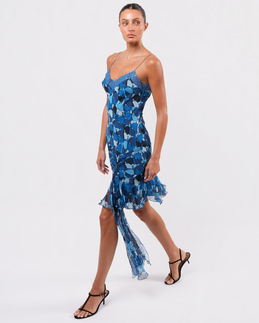 SS 2004 "Faces" Print Dress