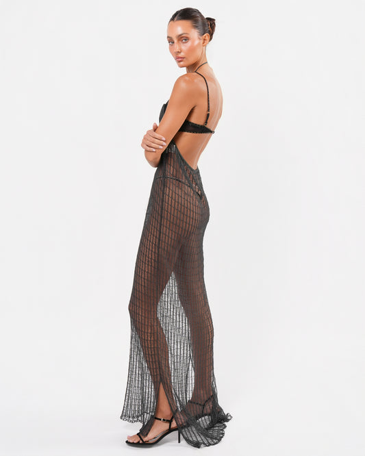 SS 1998 Net Halter Dress