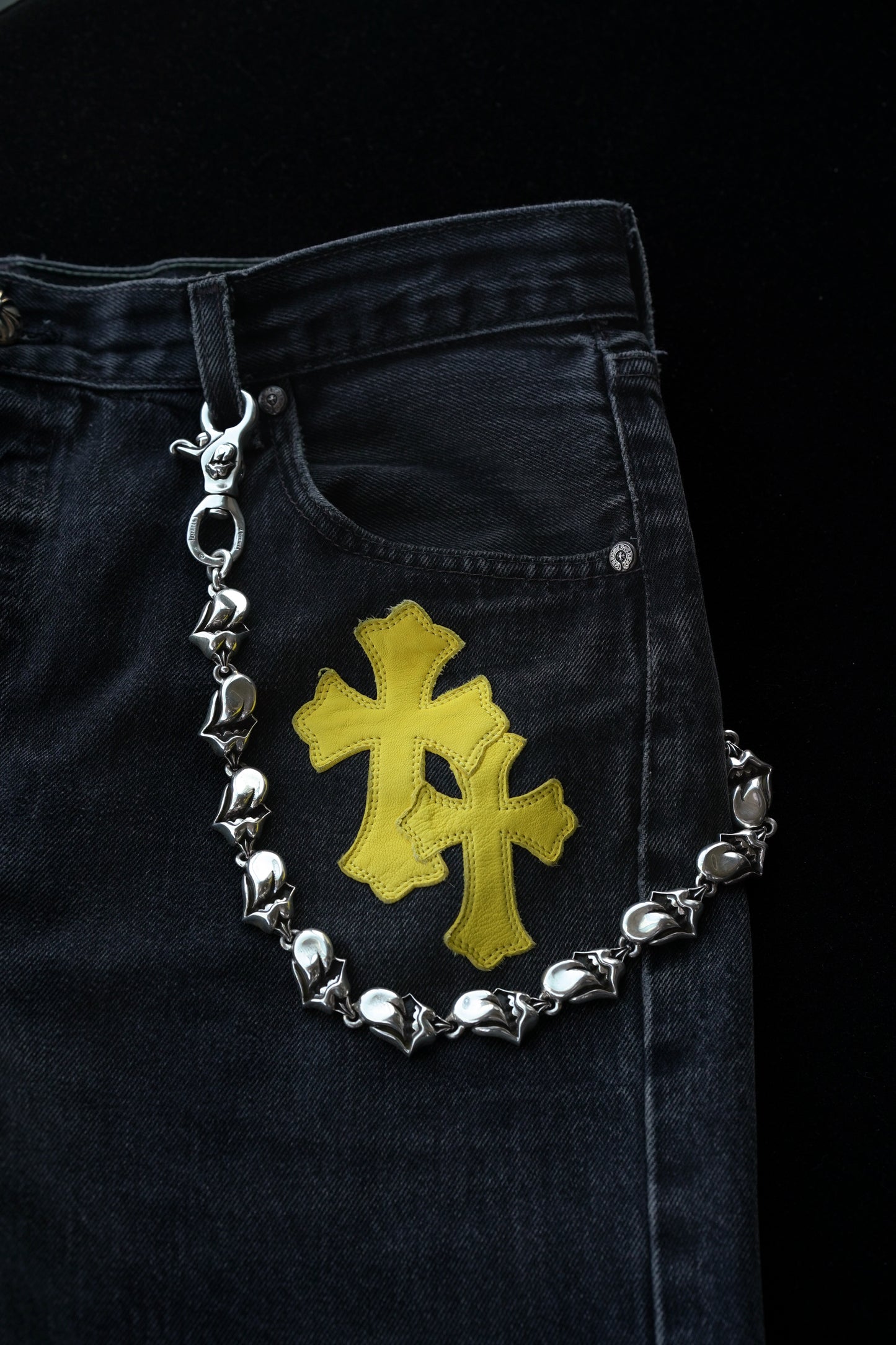 Rolling Stones Wallet Chain